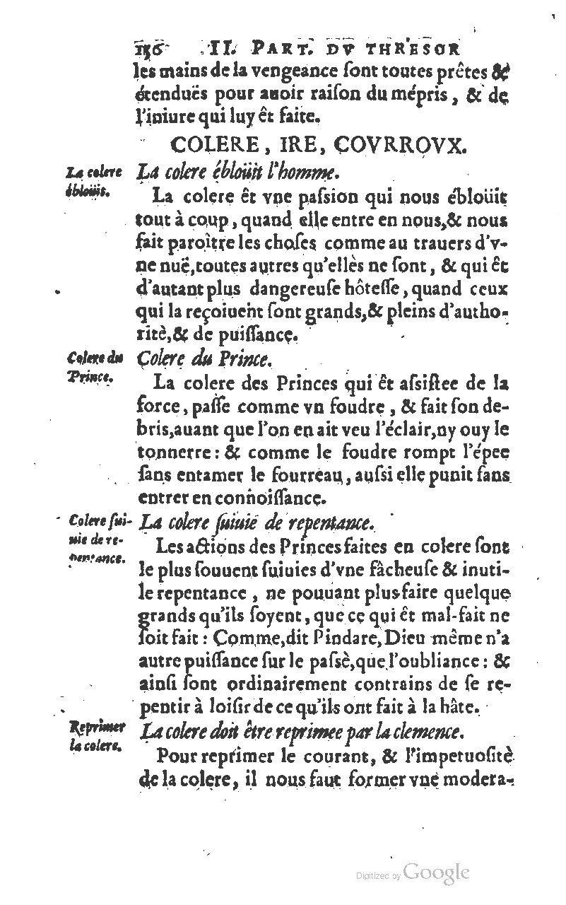 1610 - Louis Coste - Trésor de l’éloquence française (Seconde partie) - BM Lyon