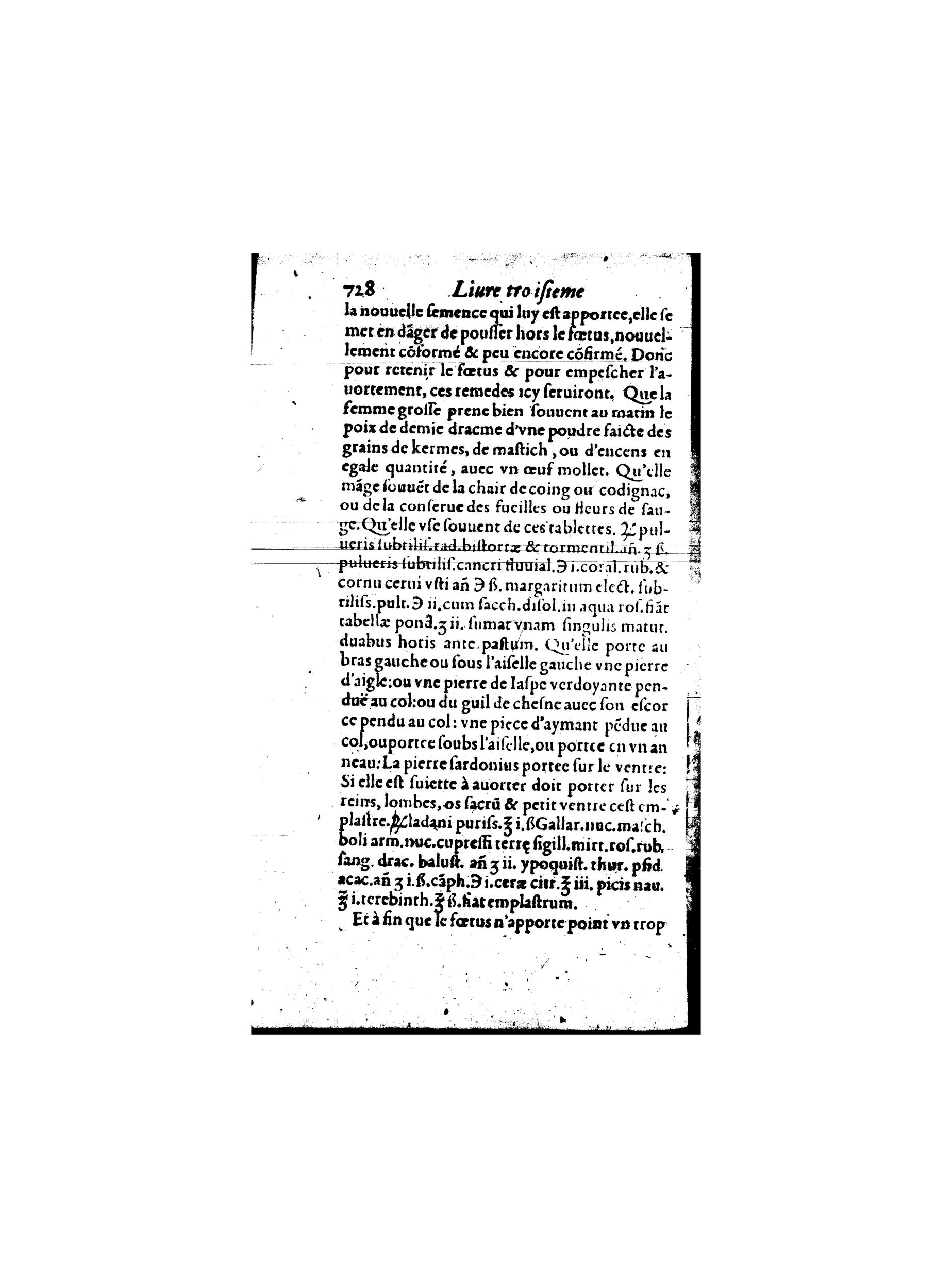 1587 - Jacques du Puis - Trésor des remèdes secrets pour les maladies des femmes - BnF 1587 - Jacques du Puis - Trésor des remèdes secrets pour les maladies des femmes - BnF