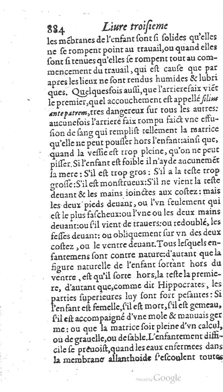 1585 - Jacques du Puis - Trésor des remèdes secrets pour les maladies des femmes - BnF