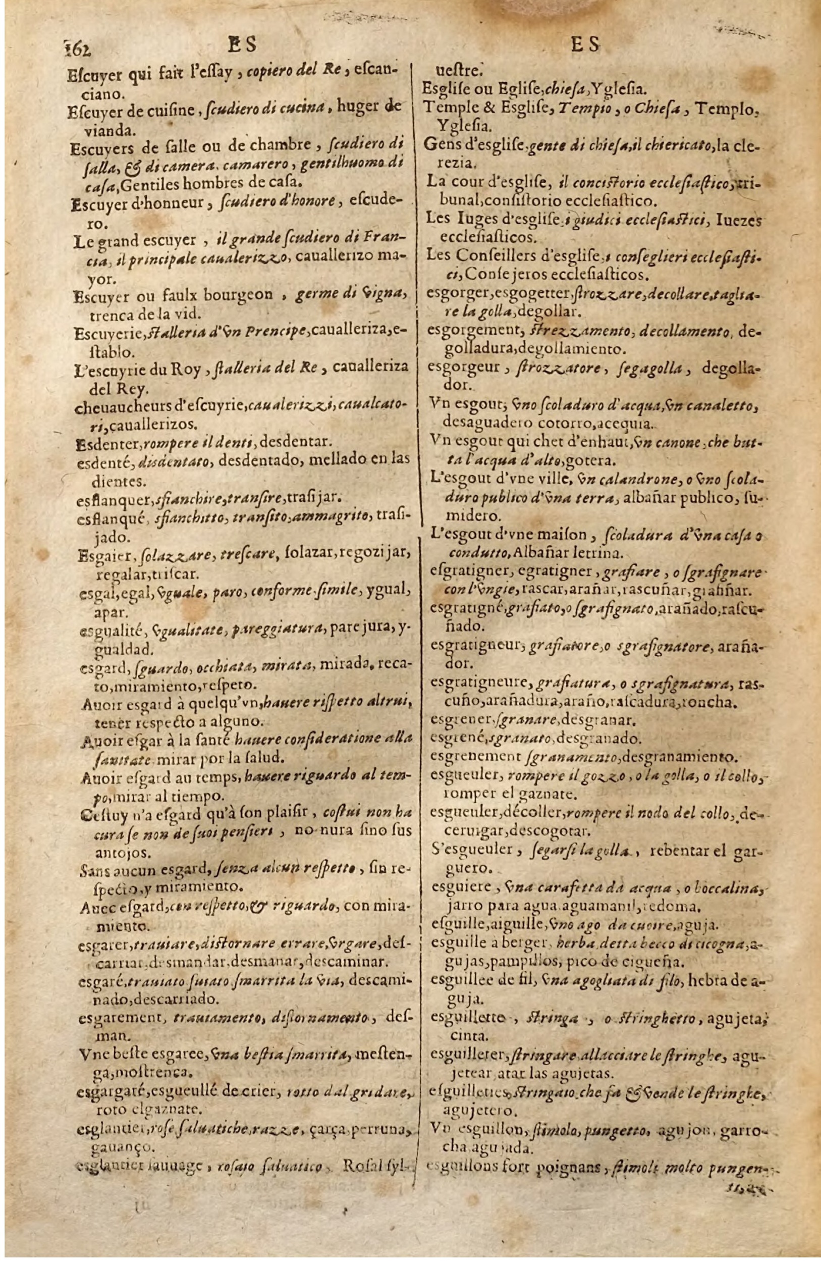 1627 - Jacques Crespin - Trésor des trois langues (Seconde partie) - Regensburg