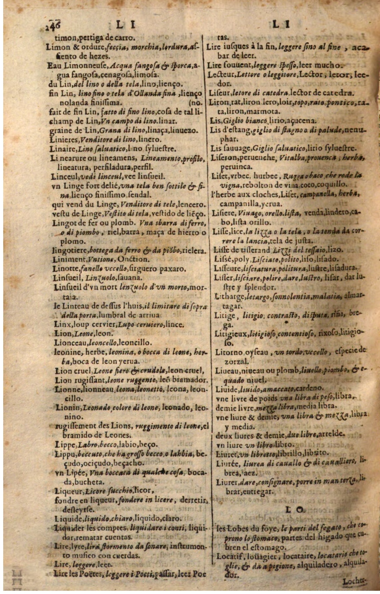 1644 - Jacques Crespin - Trésor des trois langues - Passau 1644 - Jacques Crespin - Trésor des trois langues - Passau