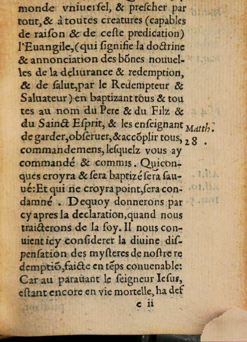 1548 - René Avril et Vivant Gaulterot - Perle précieuse évangélique et Trésor divin - BSB Munich