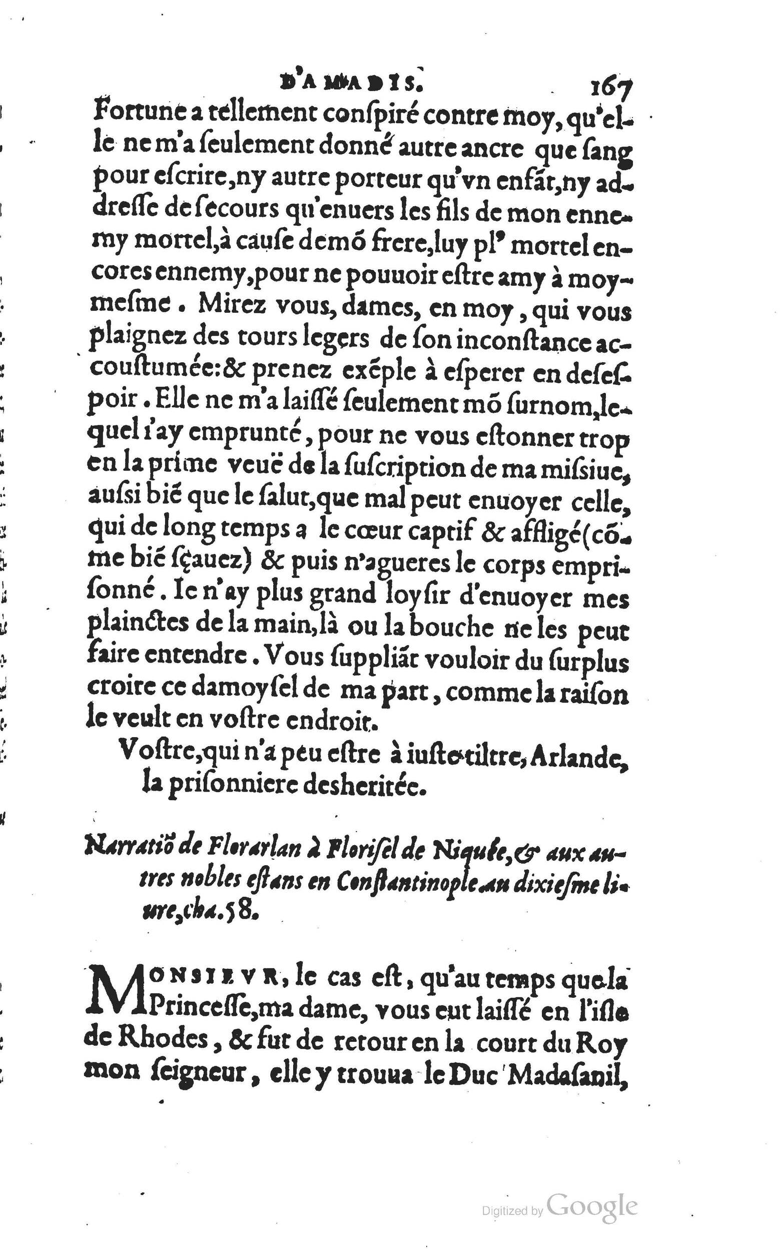 1560 - Vincent Sertenas et Gilles Robinot - Trésor des Amadis - British Library