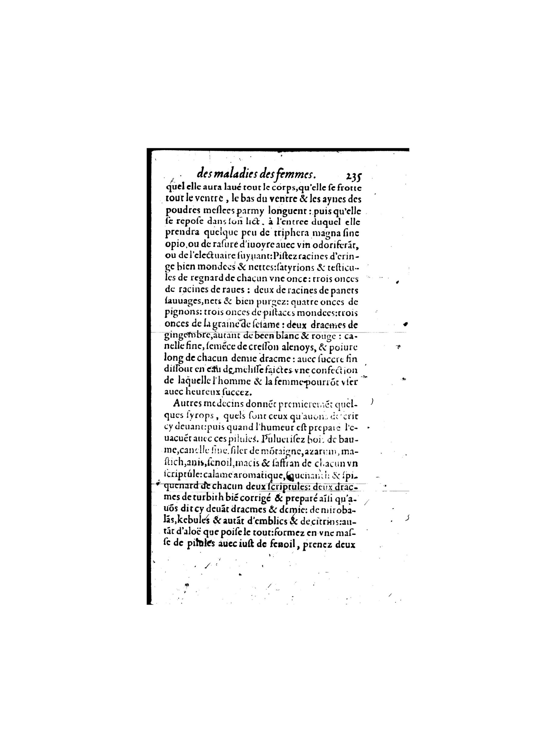 1587 - Jacques du Puis - Trésor des remèdes secrets pour les maladies des femmes - BnF