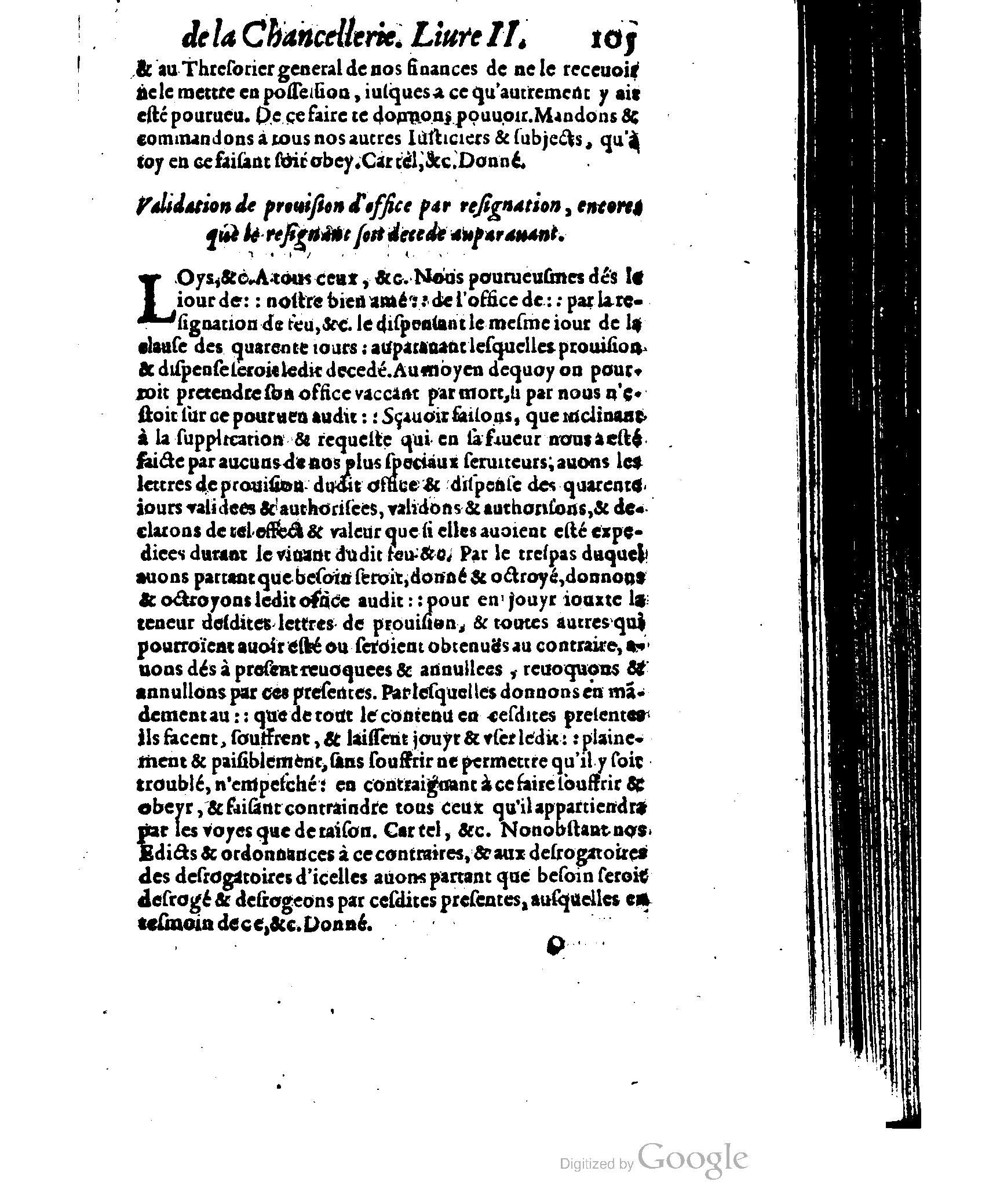 1614 - Jean Richer - Trésor du nouveau style et protocole de la chancellerie de France - BSB Munich