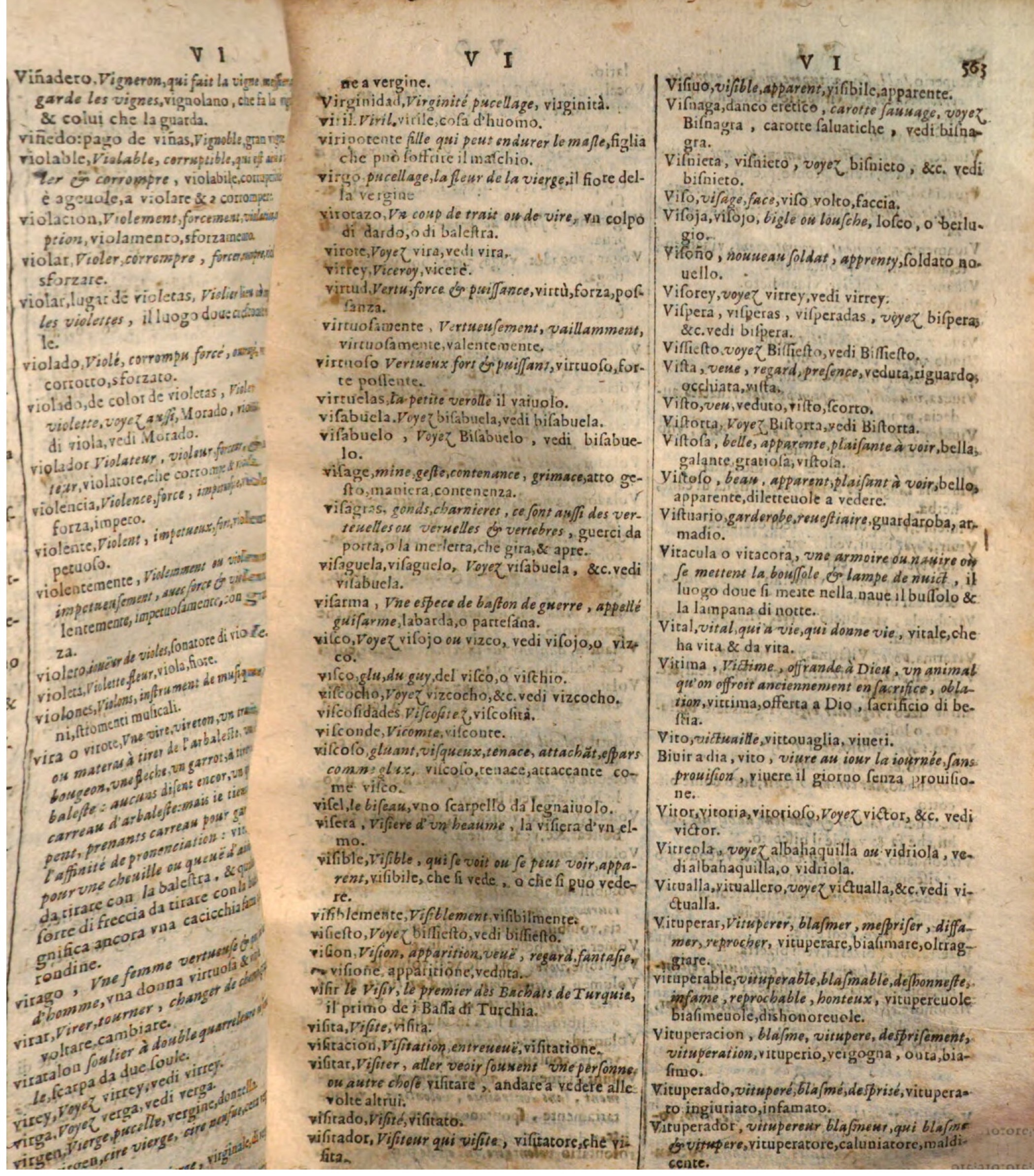 1644 - Jacques Crespin - Trésor des trois langues - Passau