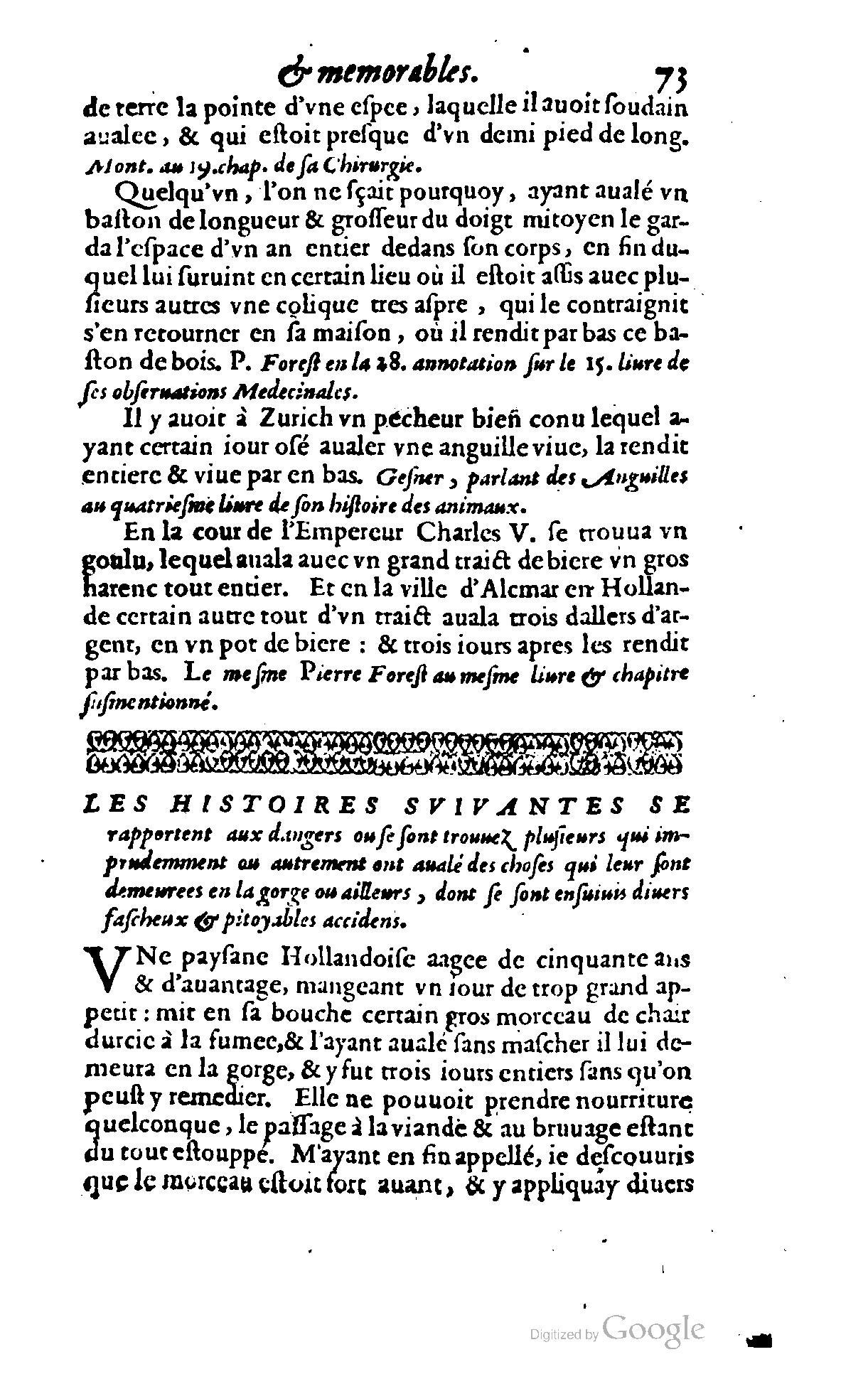 1620 - Samuel Crespin - Trésor d’histoires admirables et mémorables - BCU Lausanne