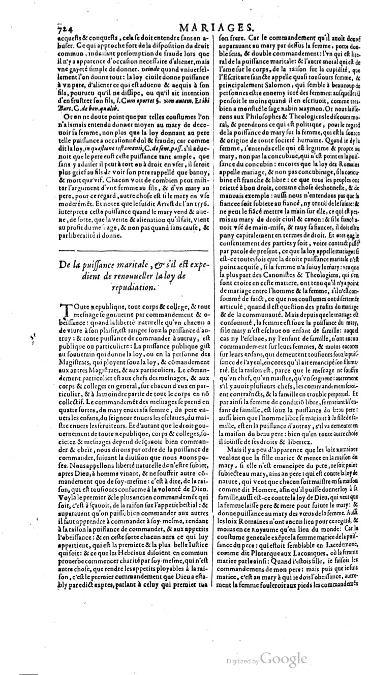 1629 - Veuve Nicolas Buon - Trésor du droit français (29620 T. 2) - BM Lyon