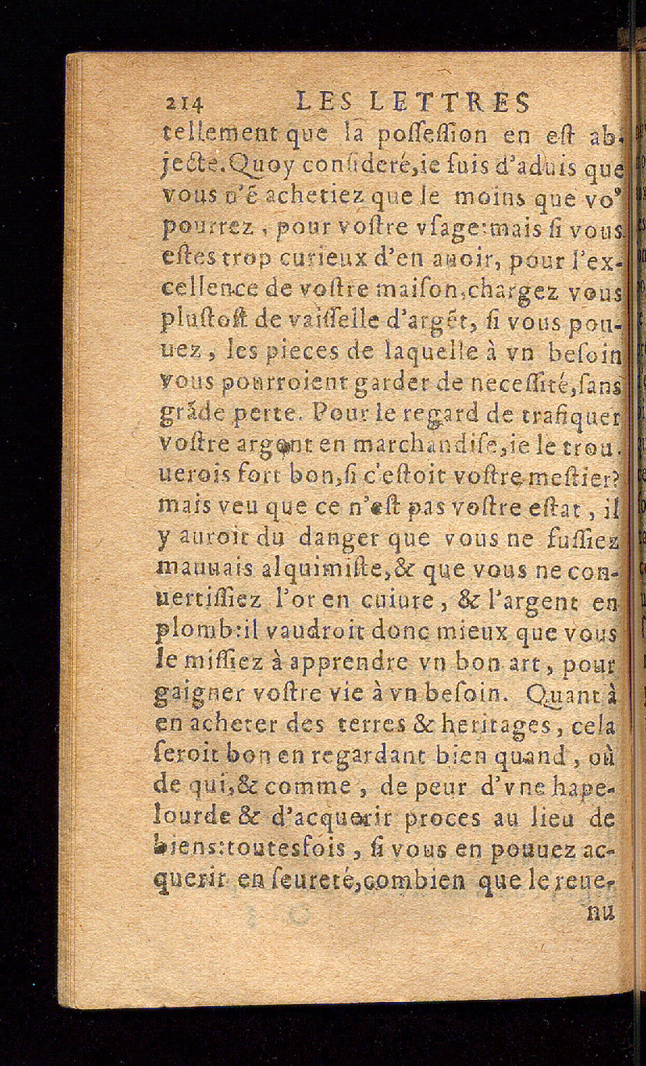1614 - Barthélemy Vincent - Élite et Trésor des lettres missives - Bâle