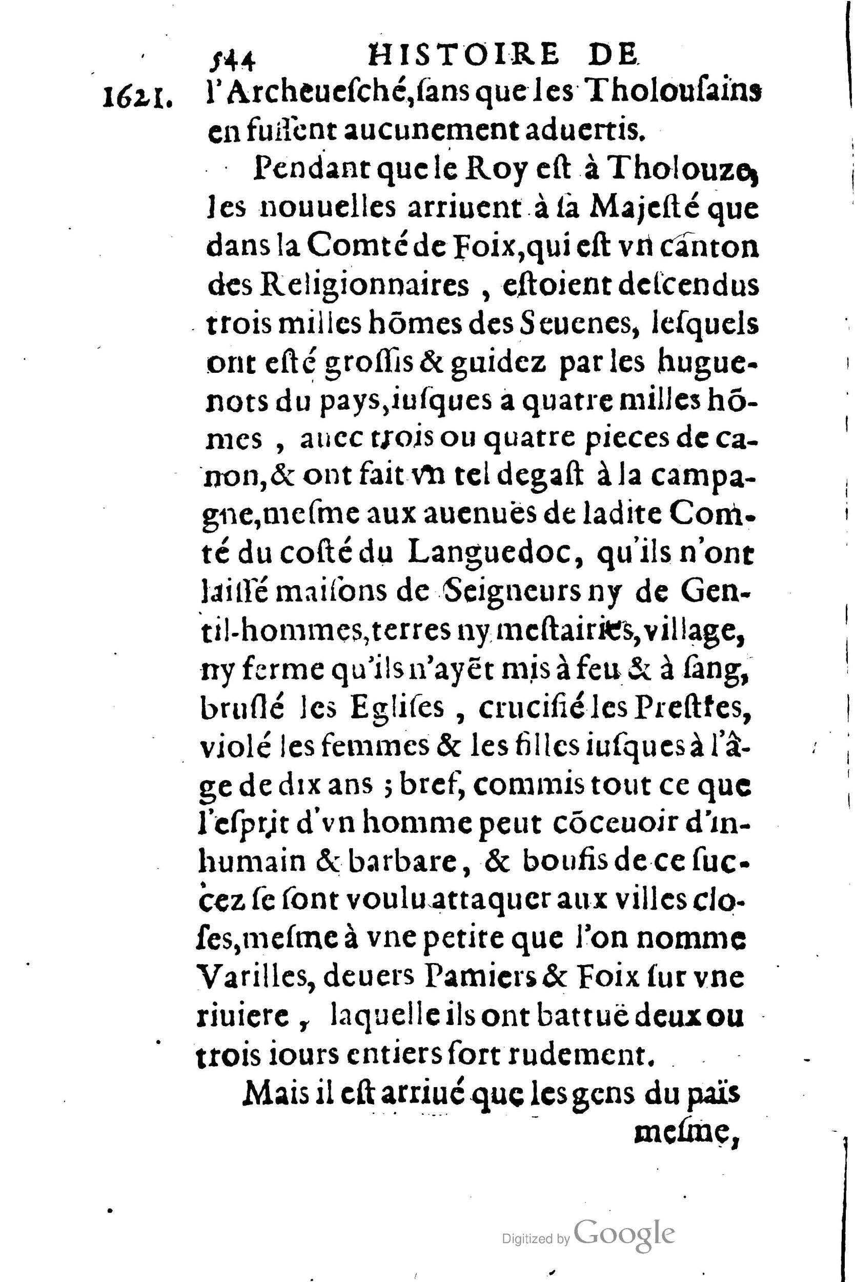 1623 - Joseph Bouillerot - Trésor de l’histoire générale de notre temps - BM Lyon