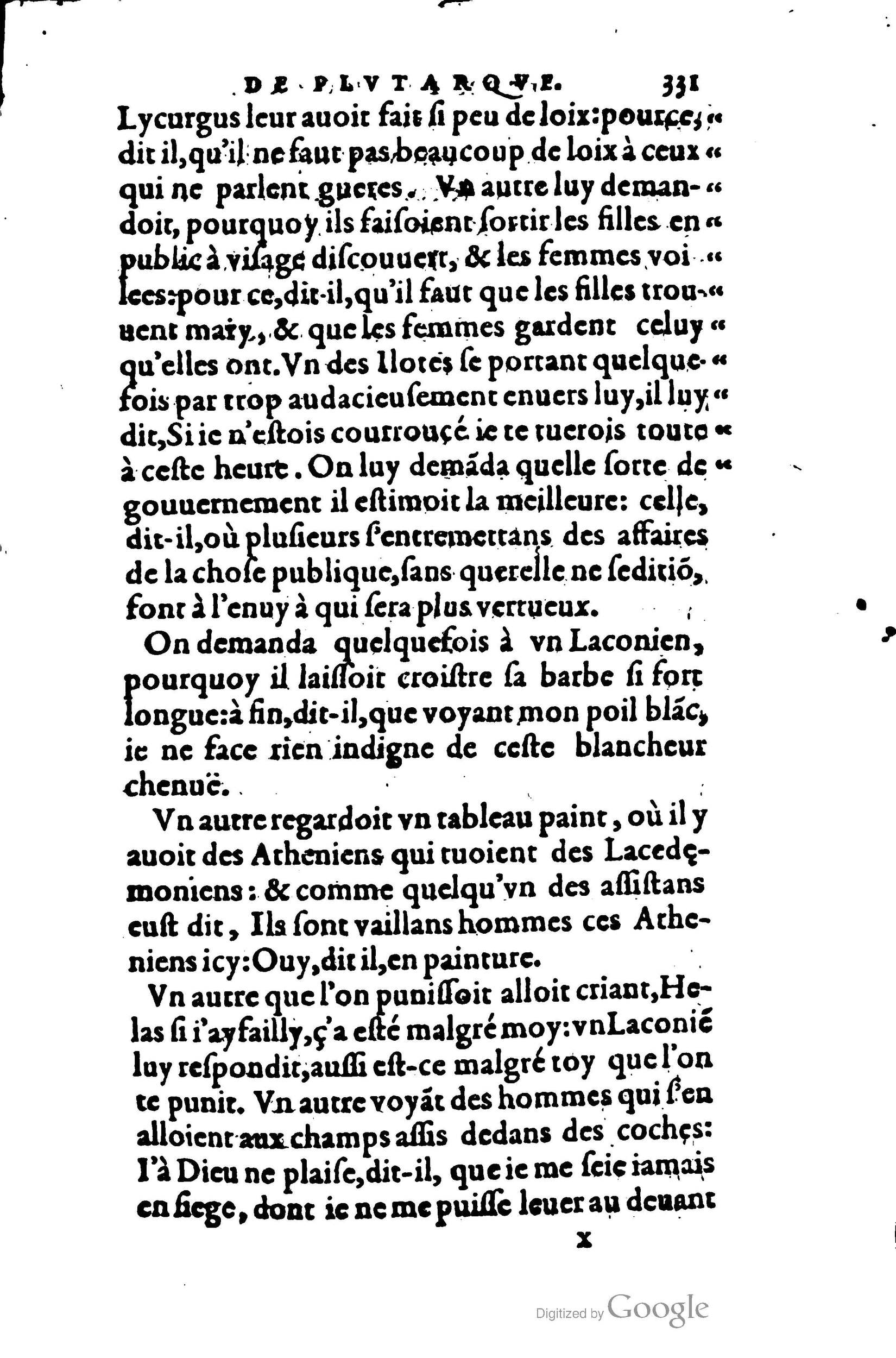 1578 - Jean Poupy - Trésor des morales de Plutarque - BSB Munich