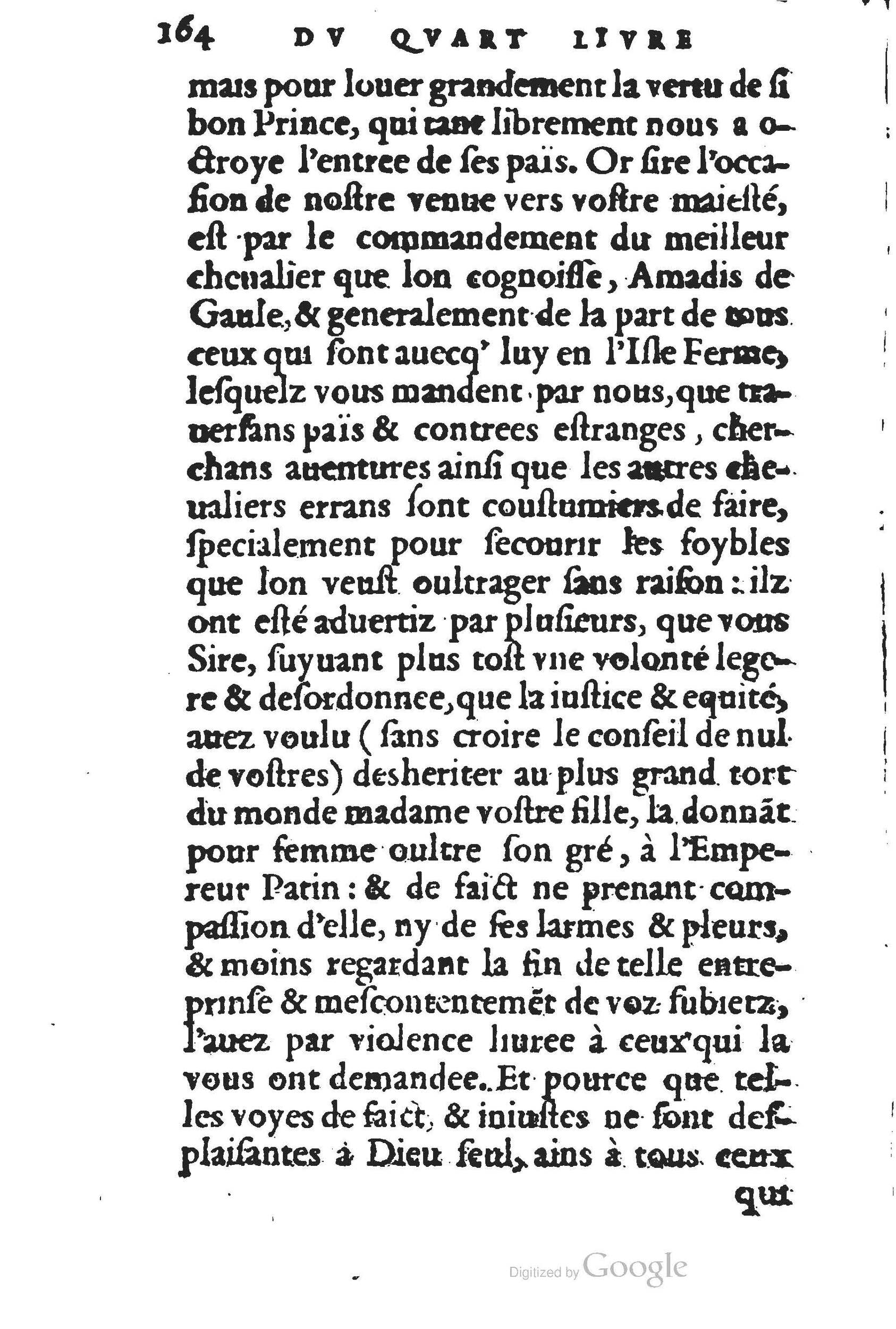 1560 - Jean d’Ogerolles et Gabriel Cotier Lyon - Trésor des Amadis - BSB Munich