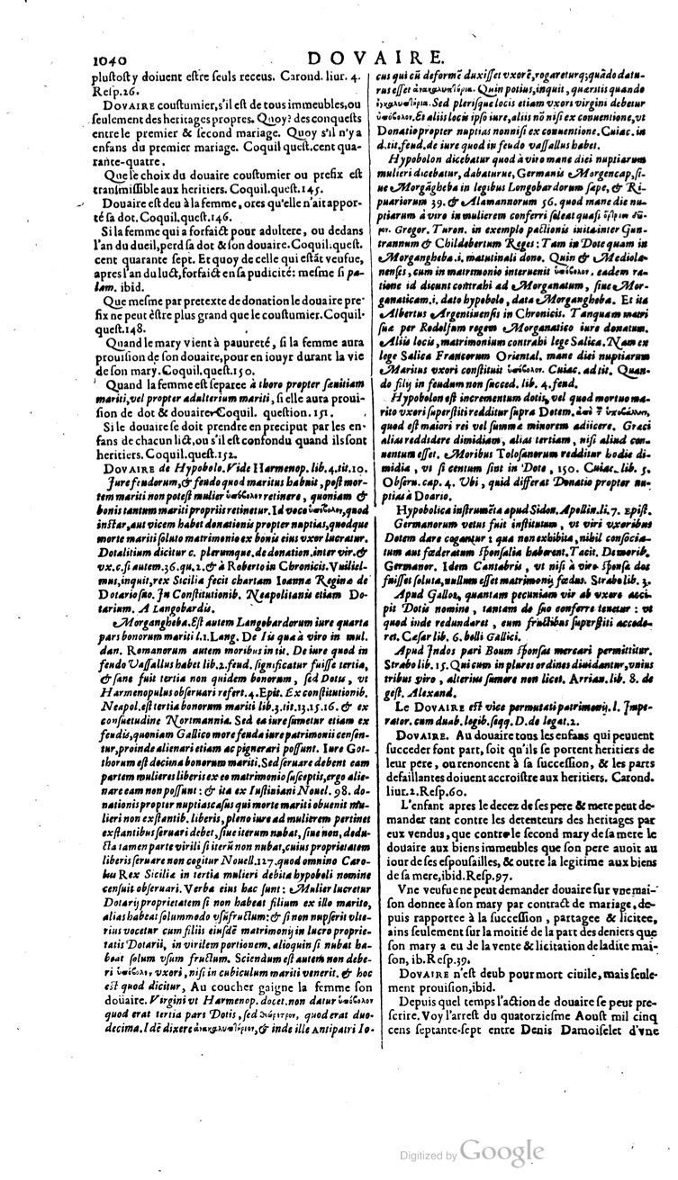 1629 - Veuve Nicolas Buon - Trésor du droit français (21754 T. 1) - BM Lyon 1629 - Veuve Nicolas Buon - Trésor du droit français (21754 T. 1) - BM Lyon