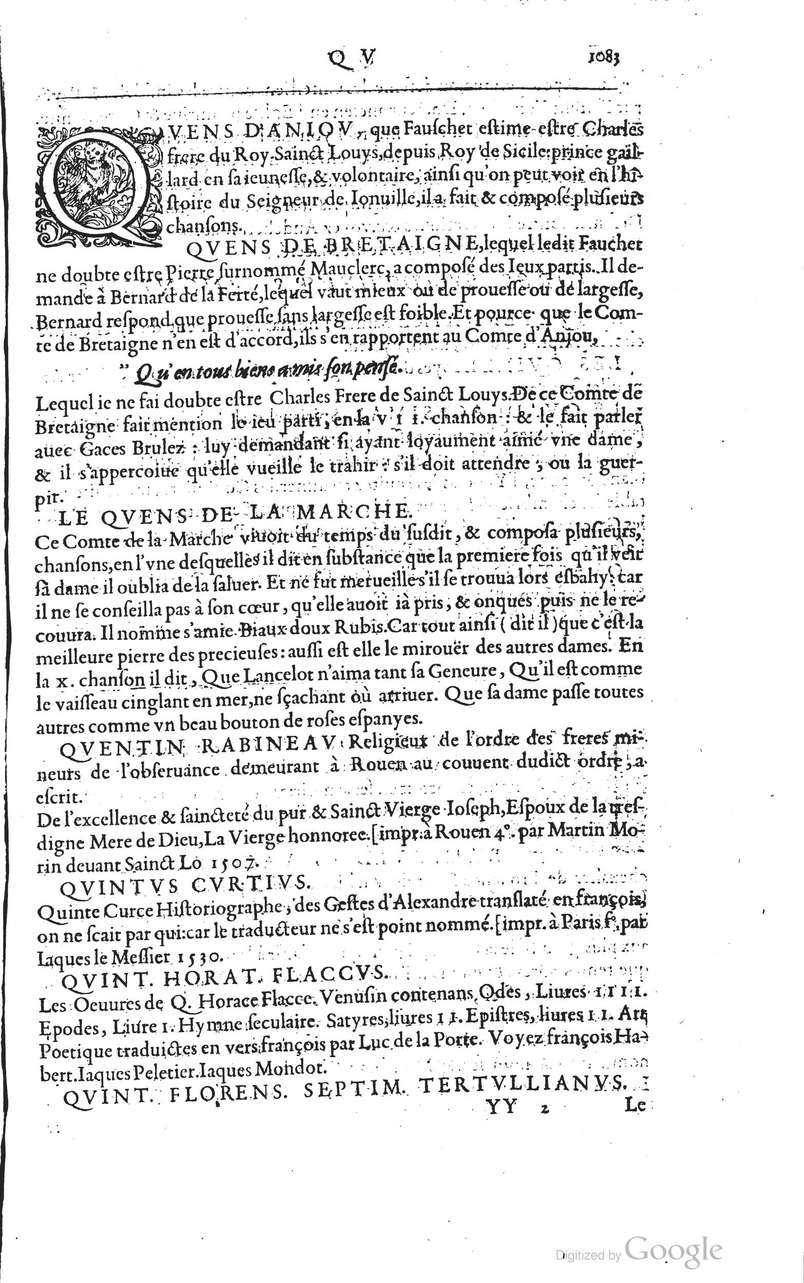 1585 - Barthélemy Honorat - Bibliothèques françaises - BSB Munich