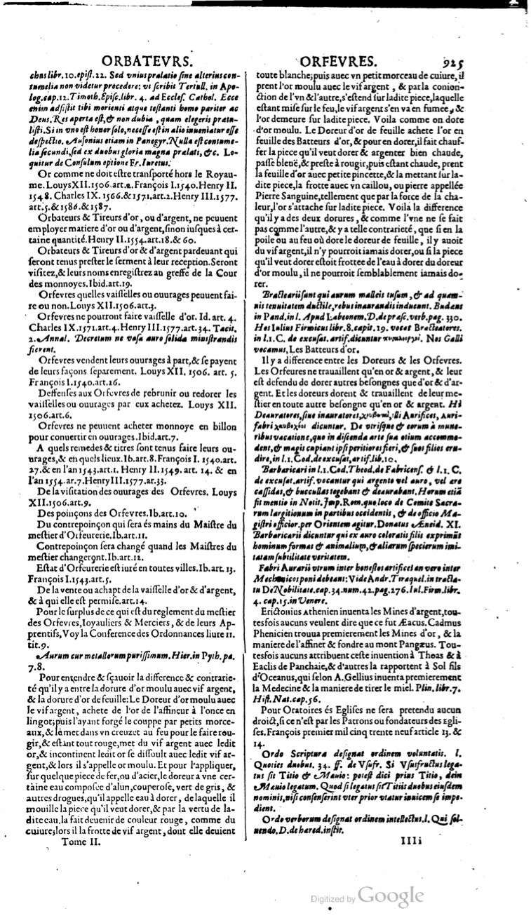 1629 - Veuve Nicolas Buon - Trésor du droit français (21754 T. 2) - BM Lyon