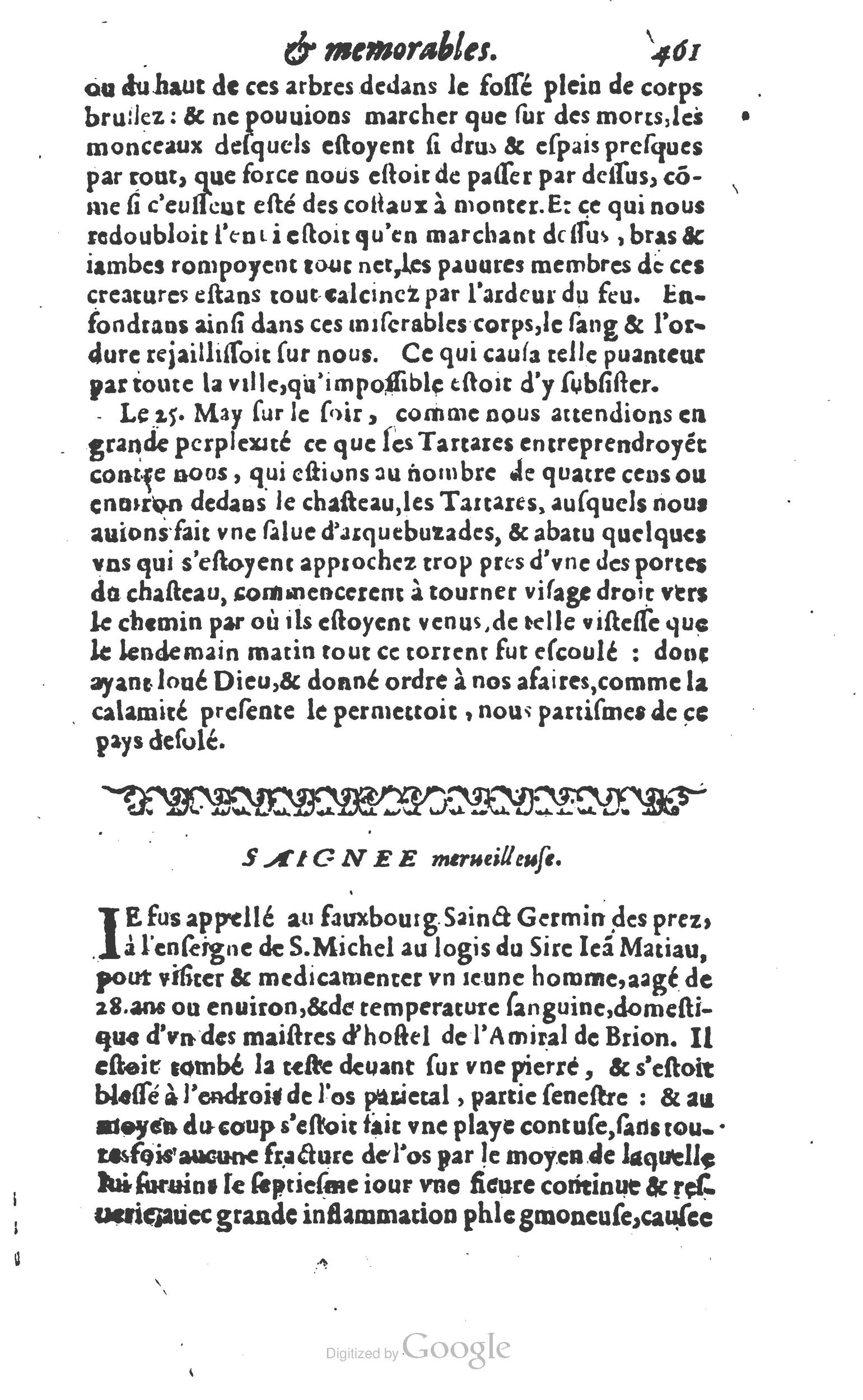 1610 - Paul Marceau - Trésor d’histoires admirables et mémorables - Princeton