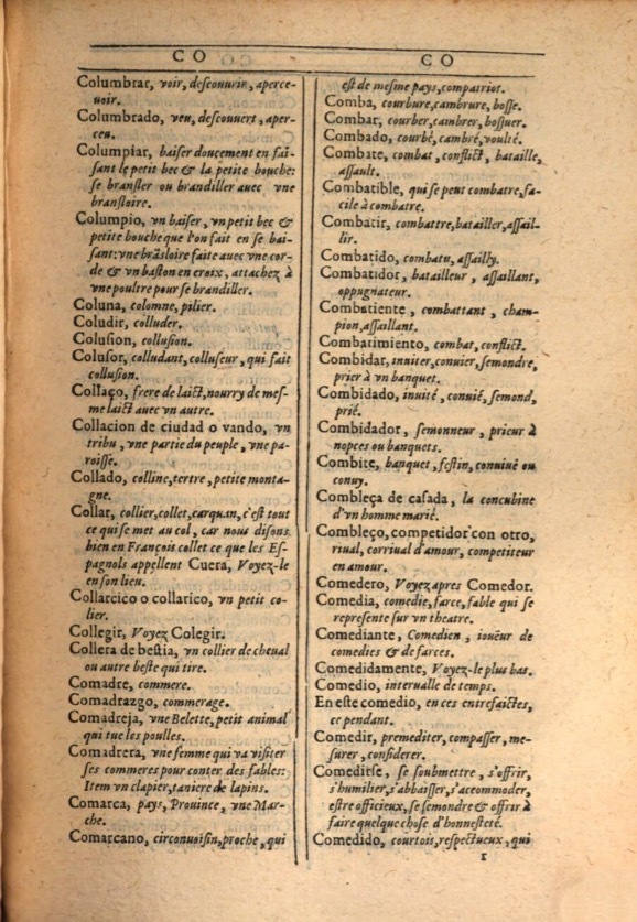 1607 - Marc Orry - Trésor des deux langues espagnole et française (Première et Seconde parties) - ÖNB Wien