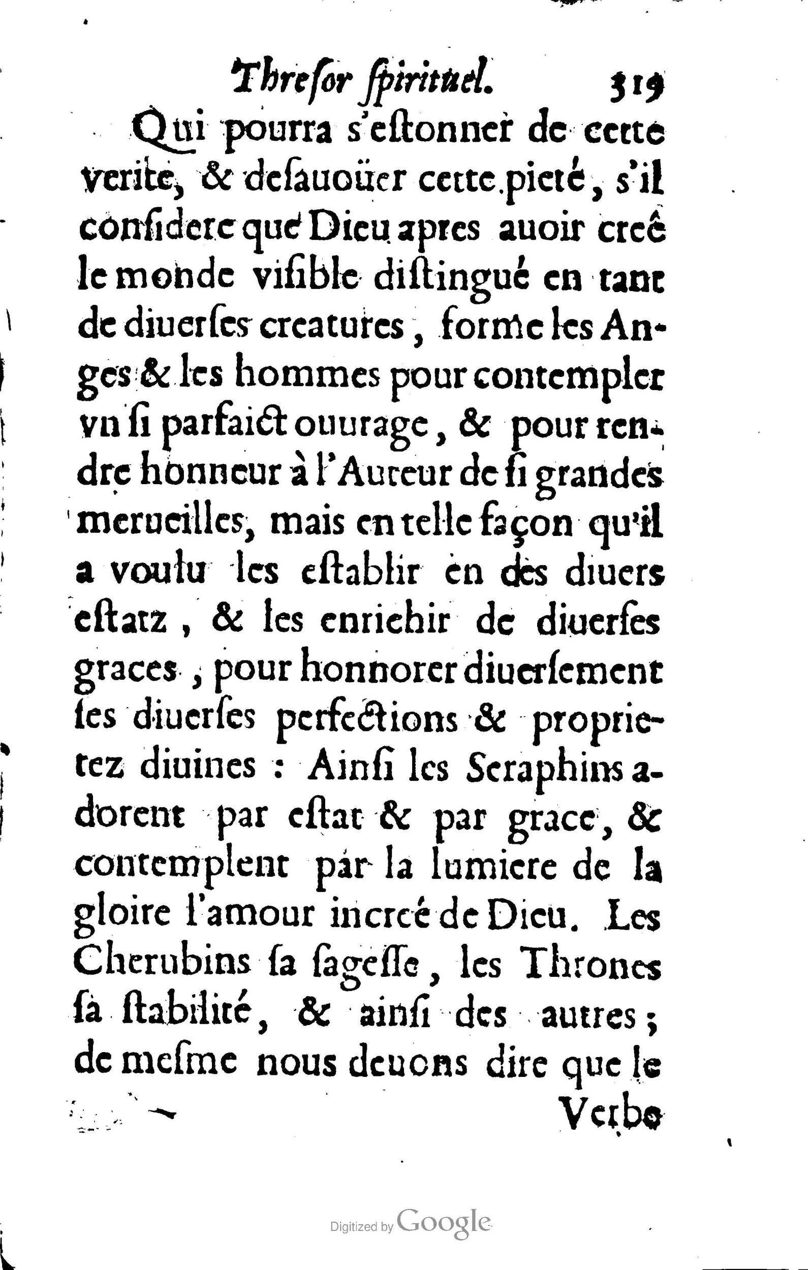 1633 - François Waudré - Trésor spirituel contenant les excellences du christianisme - BM Lyon