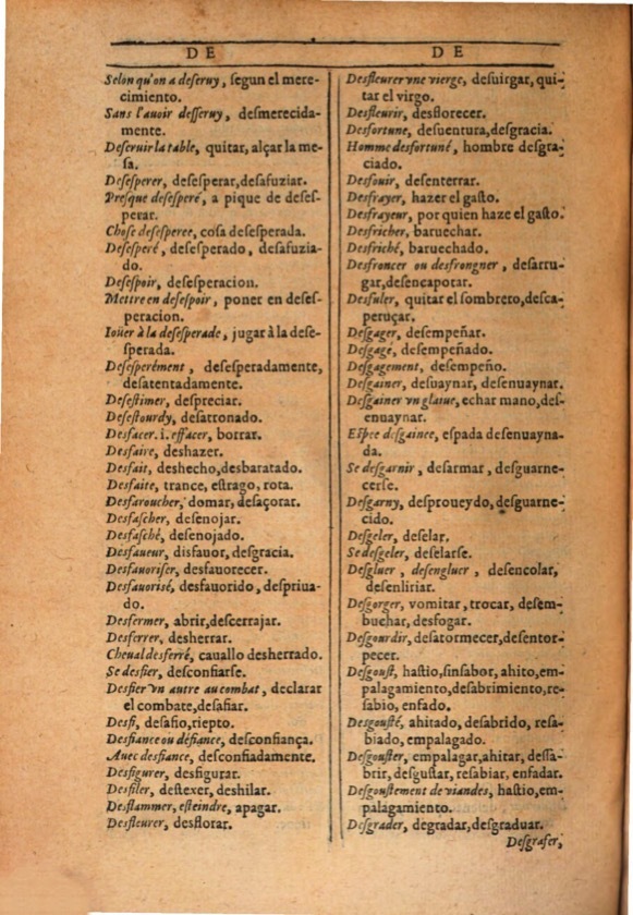 1607 - Marc Orry - Trésor des deux langues espagnole et française (Première et Seconde parties) - ÖNB Wien
