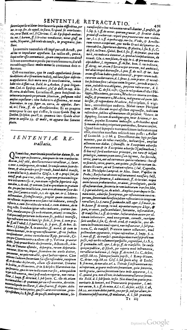 1629 - Veuve Nicolas Buon - Trésor du droit français (21754 T. 3) - BM Lyon