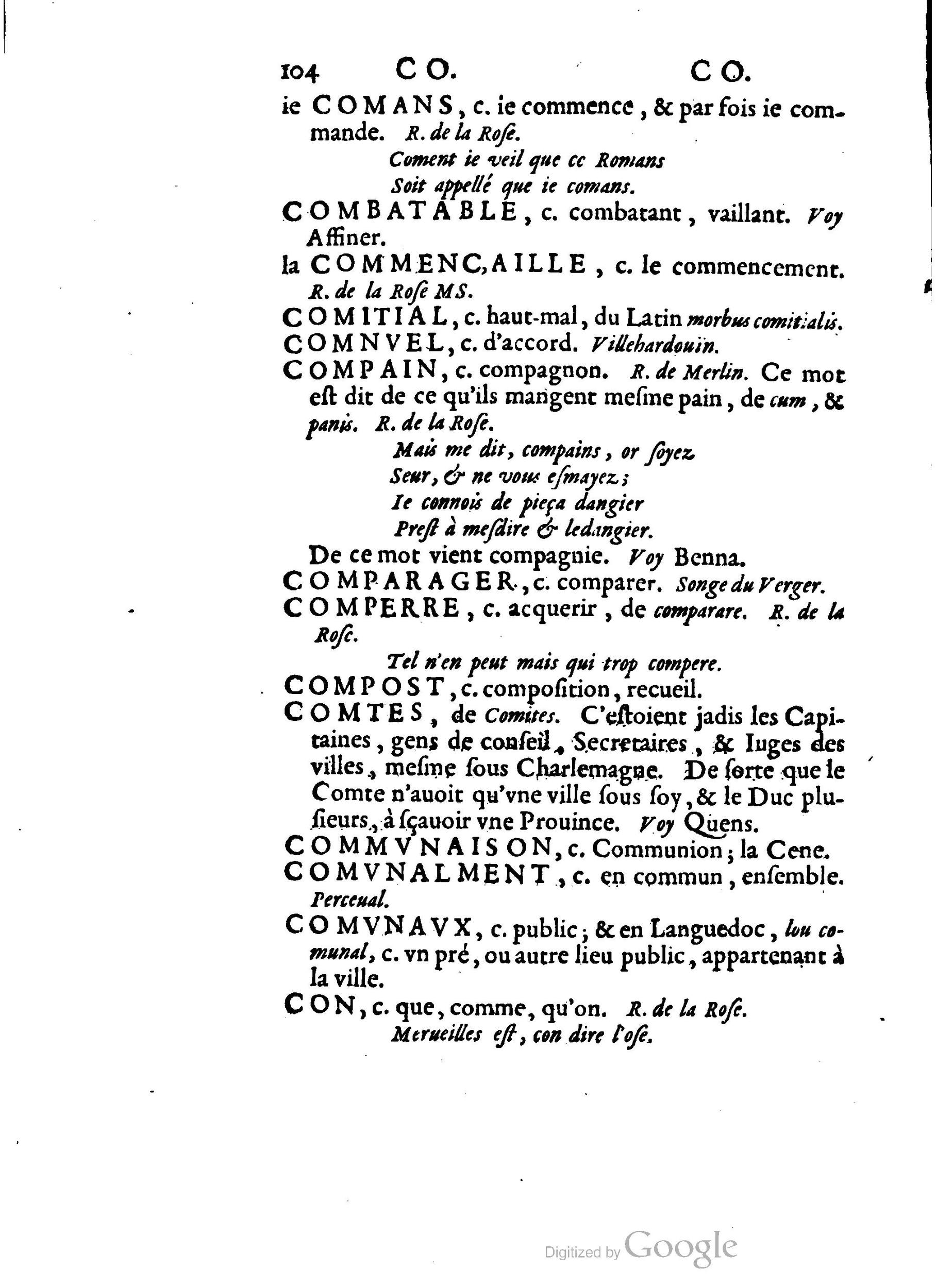1655 - Augustin Courbé - Trésor de recherches et antiquités gauloises et françaises - BM Lyon