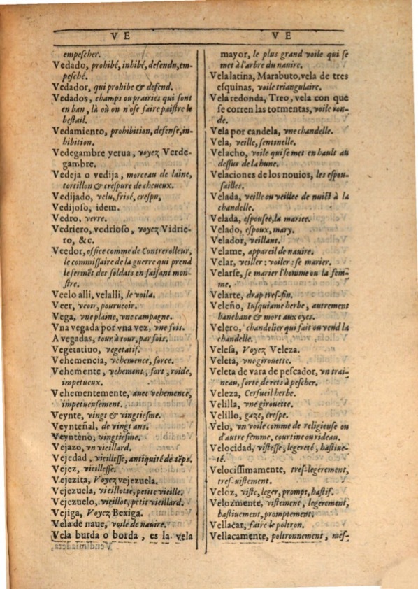 1607 - Marc Orry - Trésor des deux langues espagnole et française (Première et Seconde parties) - ÖNB Wien