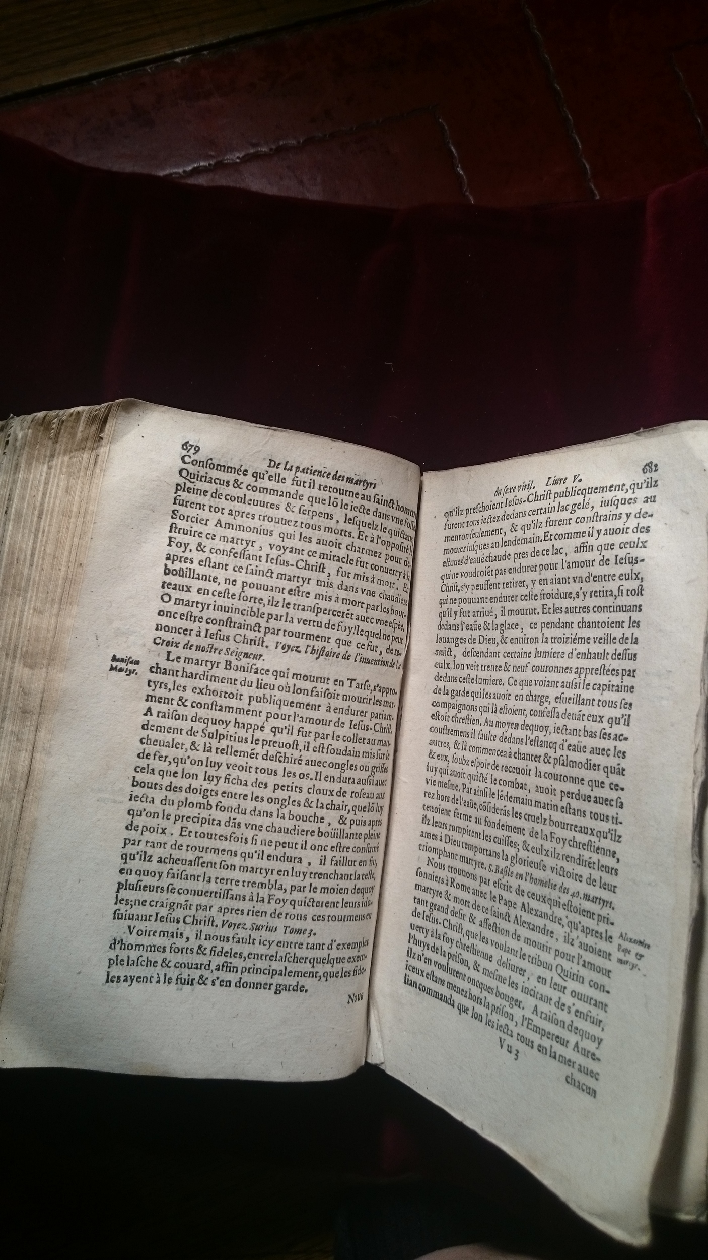 1596 - Jean Bogart - Trésor des faits et dits mémorables des hommes saints et illustres - BM Amiens