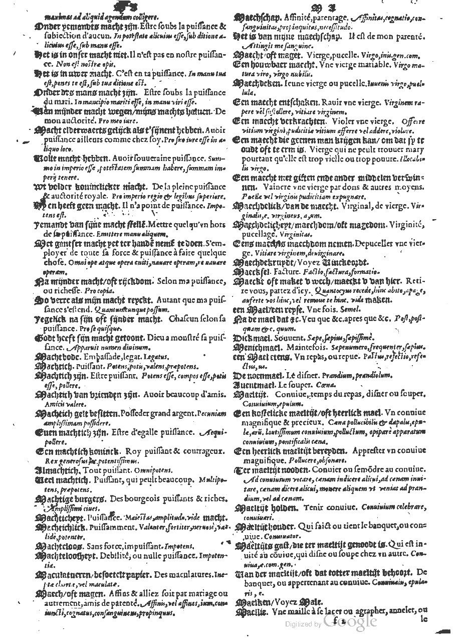 1573 - Christophe Plantin - Trésor du langage bas-allemand - BM Lyon