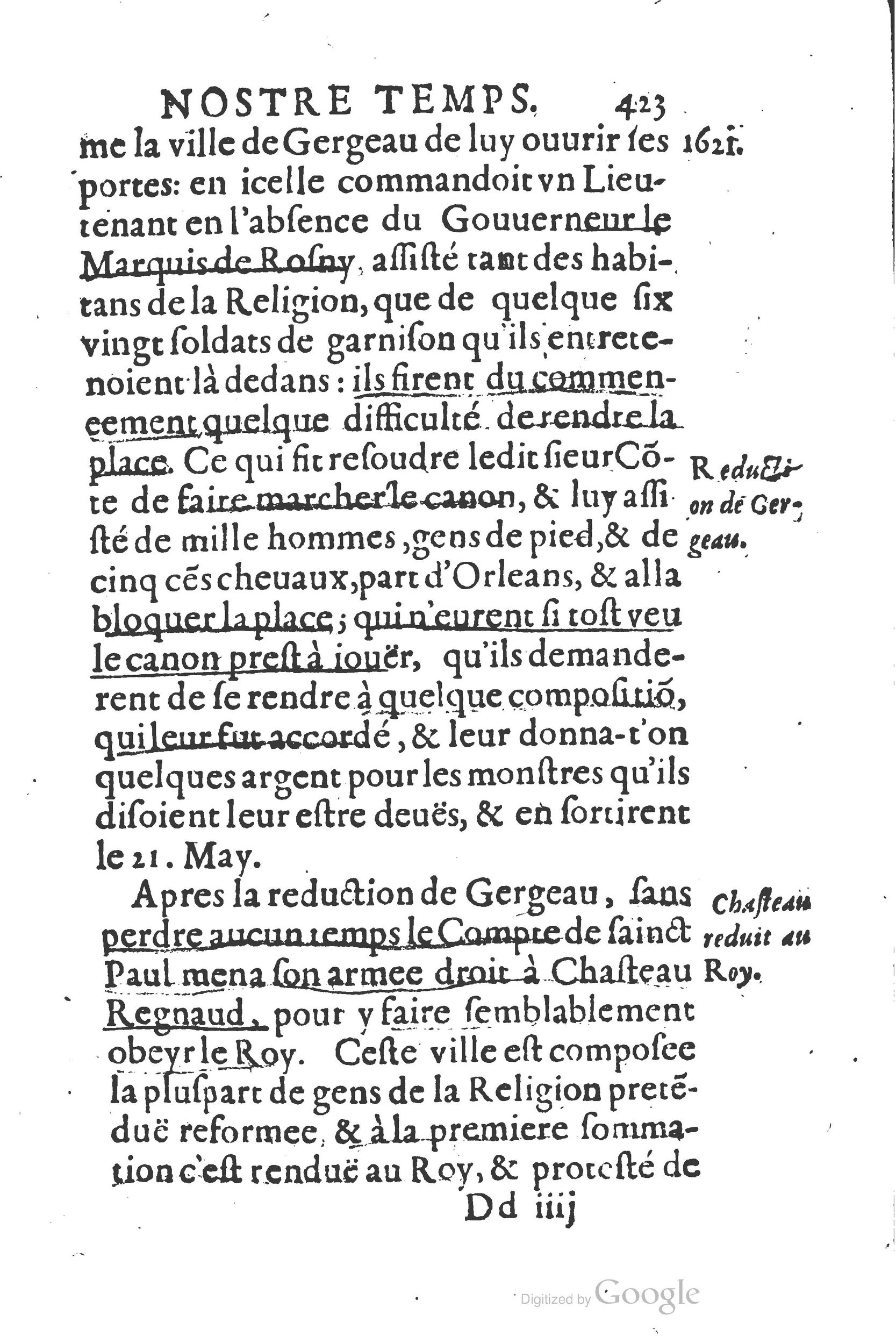 1626 - Joseph Bouillerot - Trésor de l’histoire générale de notre temps - BSB Munich
