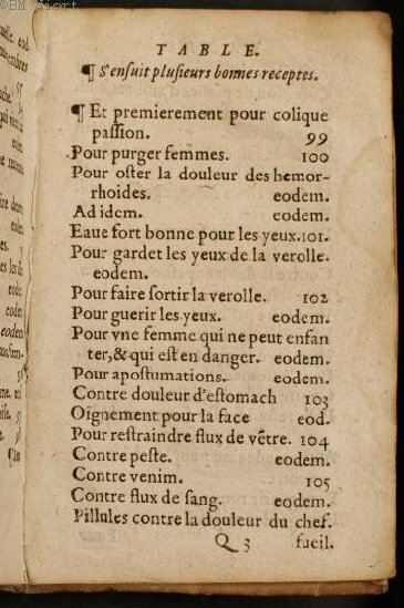 1586 - Benoît Rigaud - Trésor des fleurs et secrets de médecine - Université Paris Cité 1586 - Benoît Rigaud - Trésor des fleurs et secrets de médecine - Université Paris Cité