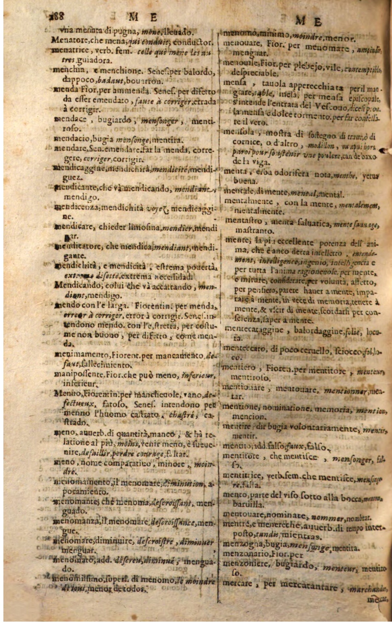 1644 - Jacques Crespin - Trésor des trois langues - Passau 1644 - Jacques Crespin - Trésor des trois langues - Passau