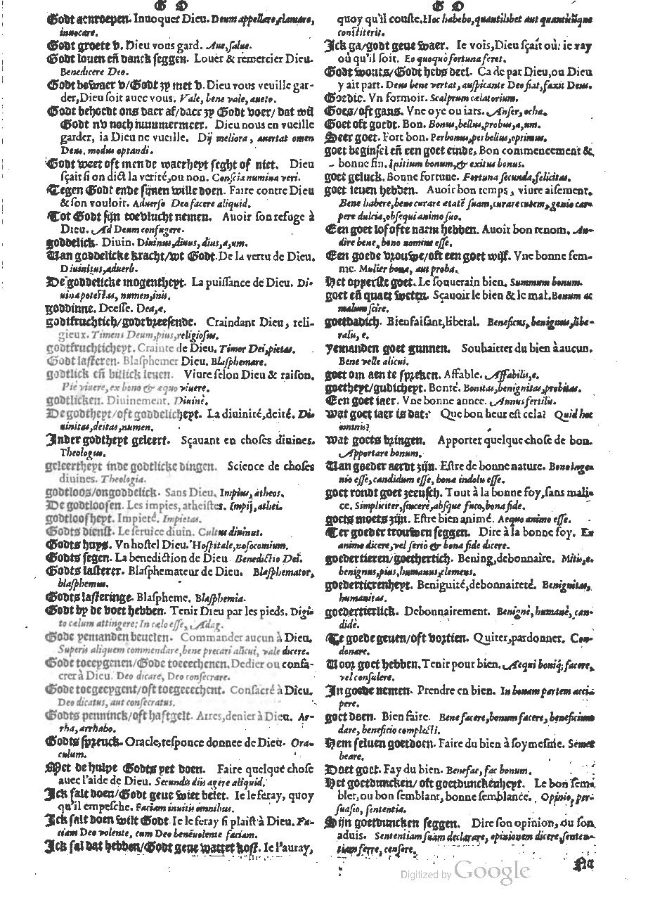 1573 - Christophe Plantin - Trésor du langage bas-allemand - BM Lyon 1573 - Christophe Plantin - Trésor du langage bas-allemand - BM Lyon