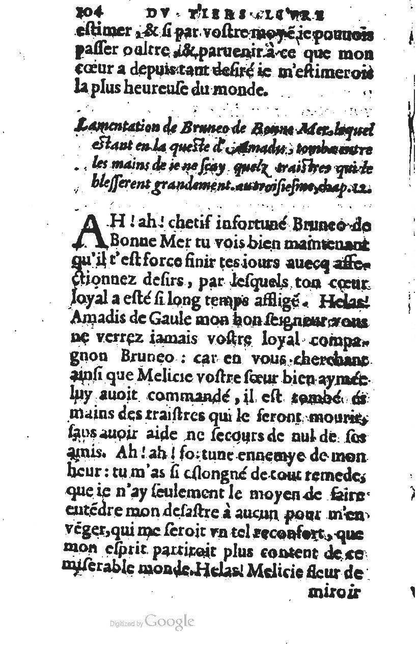 1567 - Jean Pygot - Trésor des Amadis - BM Lyon