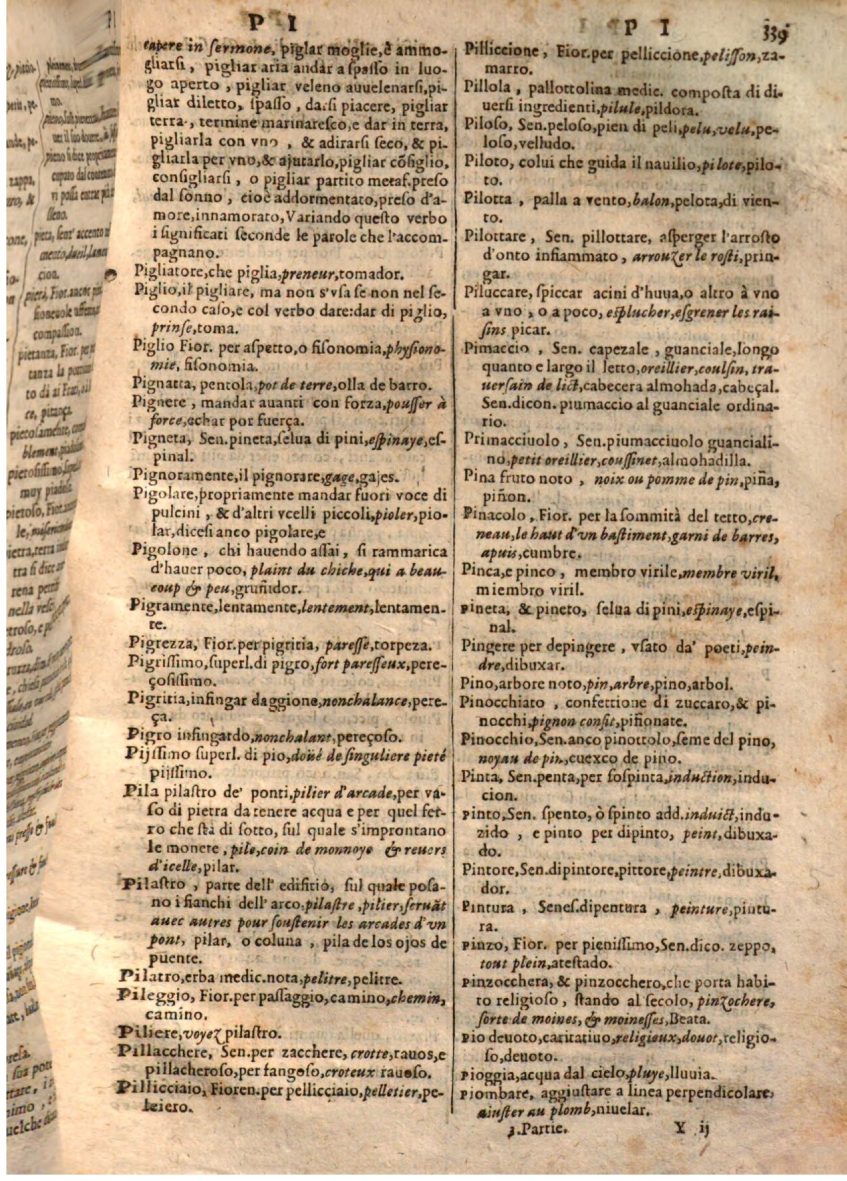 1644 - Jacques Crespin - Trésor des trois langues - Passau 1644 - Jacques Crespin - Trésor des trois langues - Passau