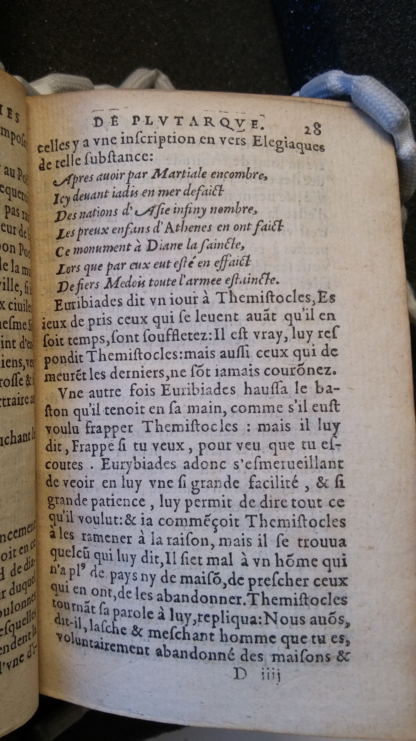 1577 - Claude Micard - Trésor des vies de Plutarque - Saint-Gallen