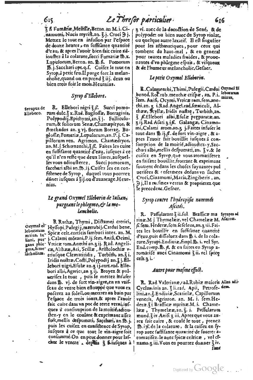 1616 - Étienne Gamonet - Grand trésor ou dispensaire - BSB Munich