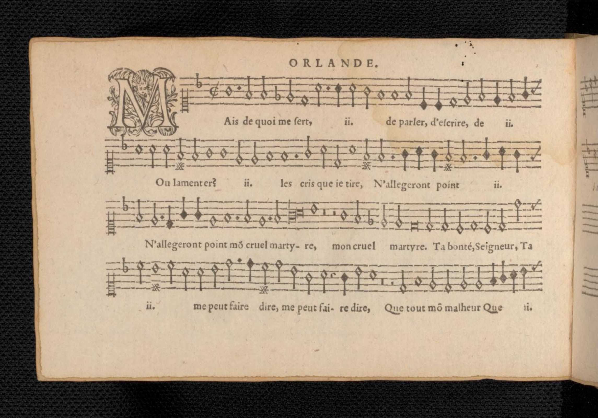 1576 - [Pierre de Saint-André] - Trésor de musique d’Orlande de Lassus Quinta et Sexta pars - KBR Bruxelles