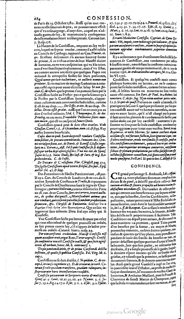 1629 - Veuve Nicolas Buon - Trésor du droit français (21754 T. 1) - BM Lyon