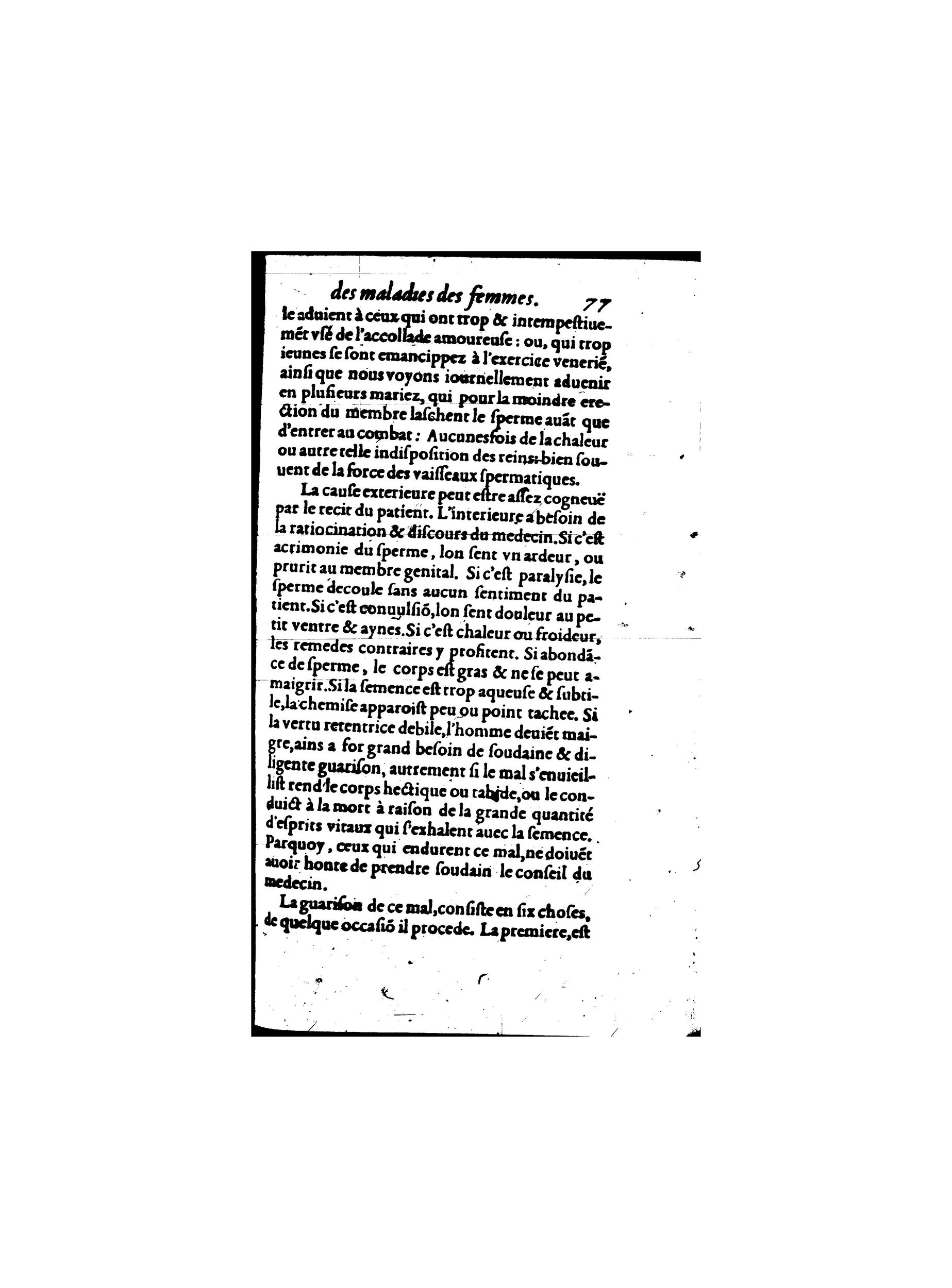 1587 - Jacques du Puis - Trésor des remèdes secrets pour les maladies des femmes - BnF