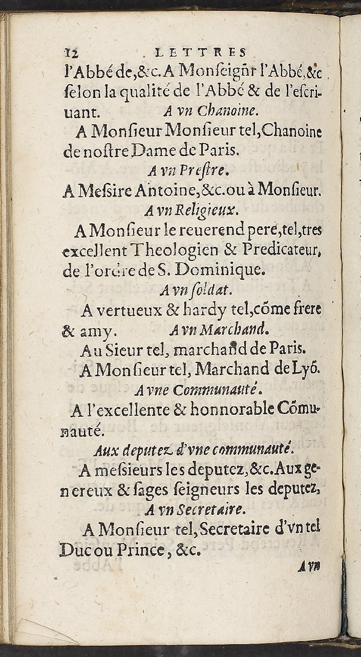 1597 - Jean Osmont - Trésor des secrétaires - Brno