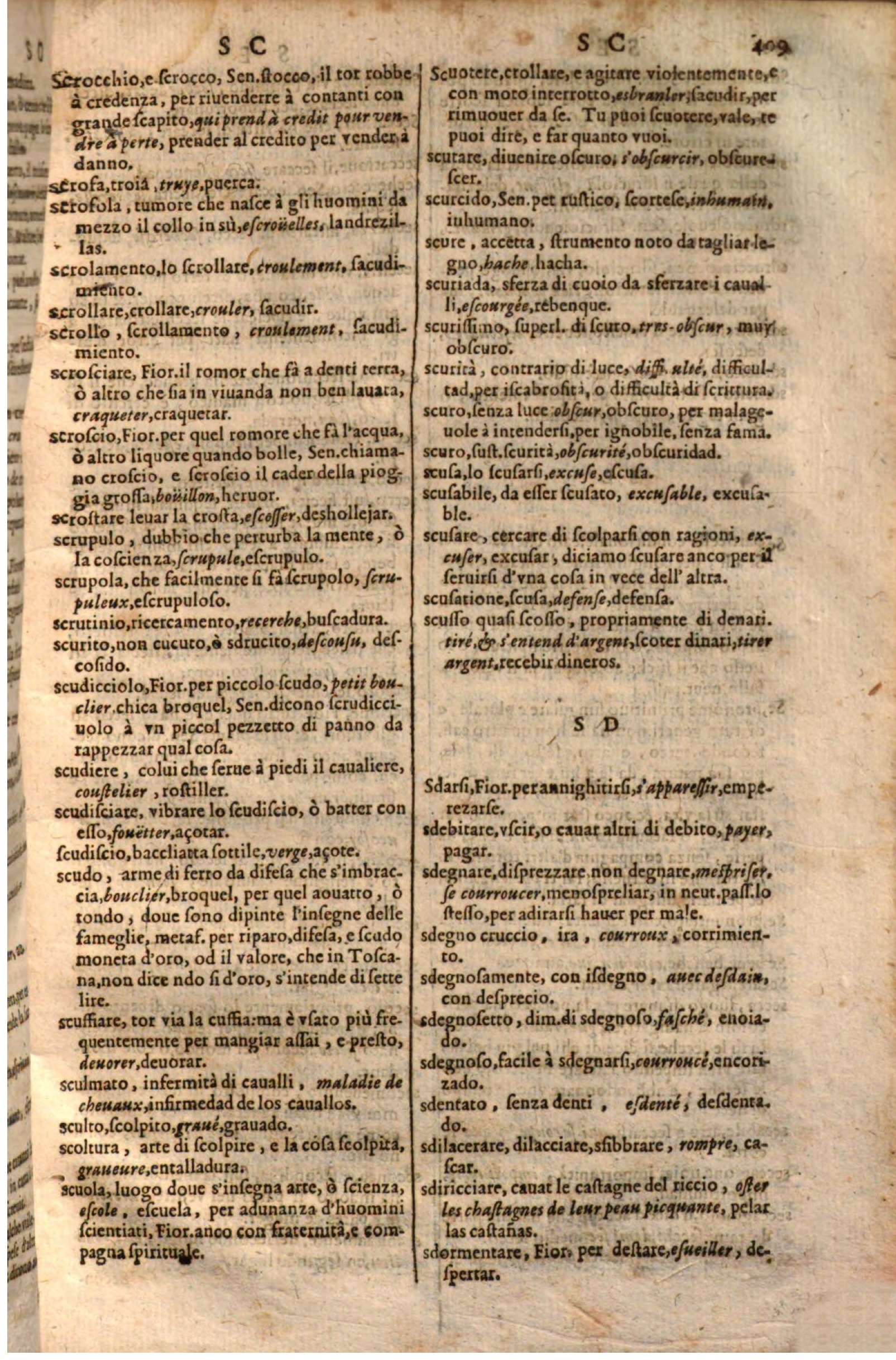 1644 - Jacques Crespin - Trésor des trois langues - Passau 1644 - Jacques Crespin - Trésor des trois langues - Passau