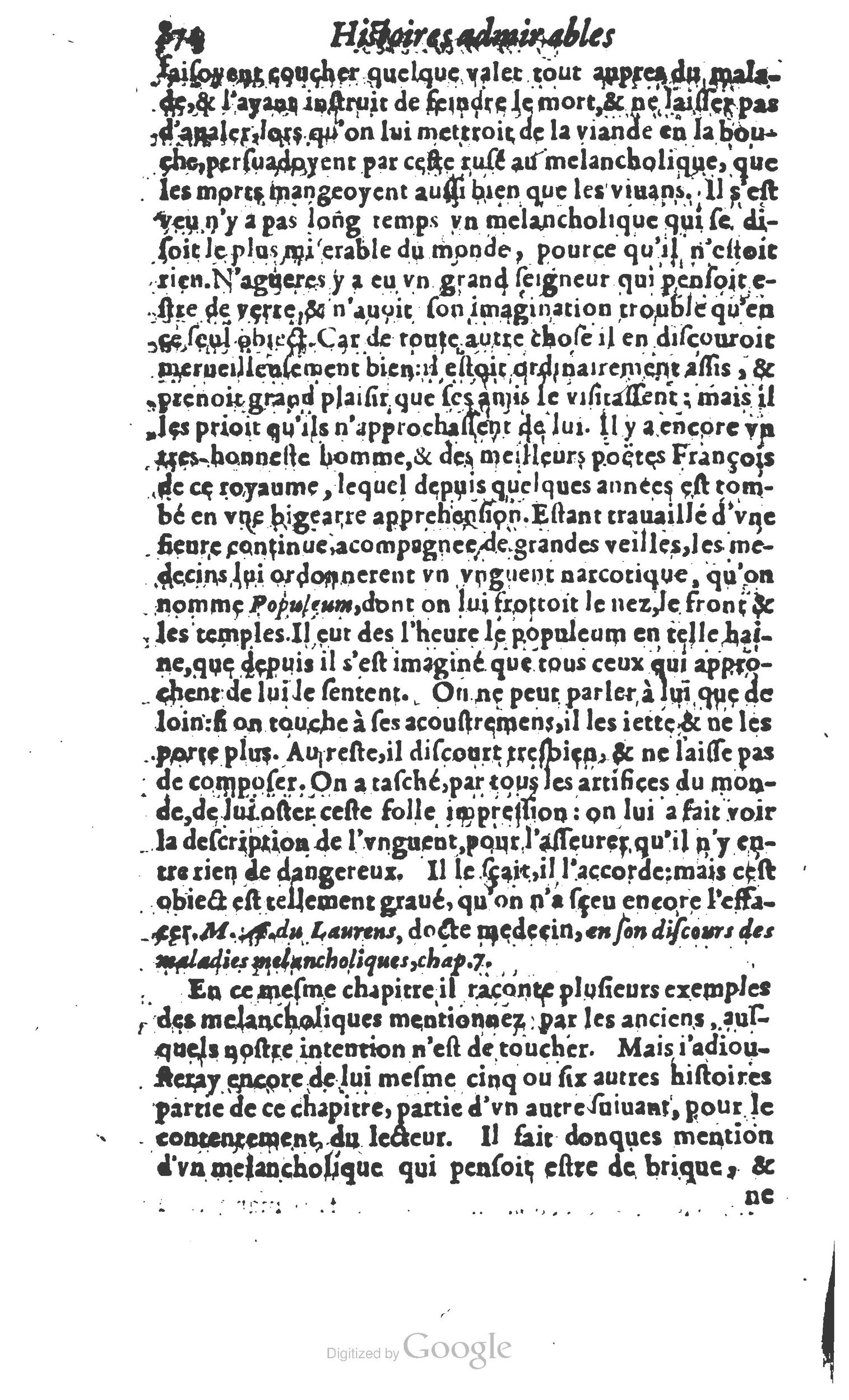 1610 - Paul Marceau - Trésor d’histoires admirables et mémorables - Princeton