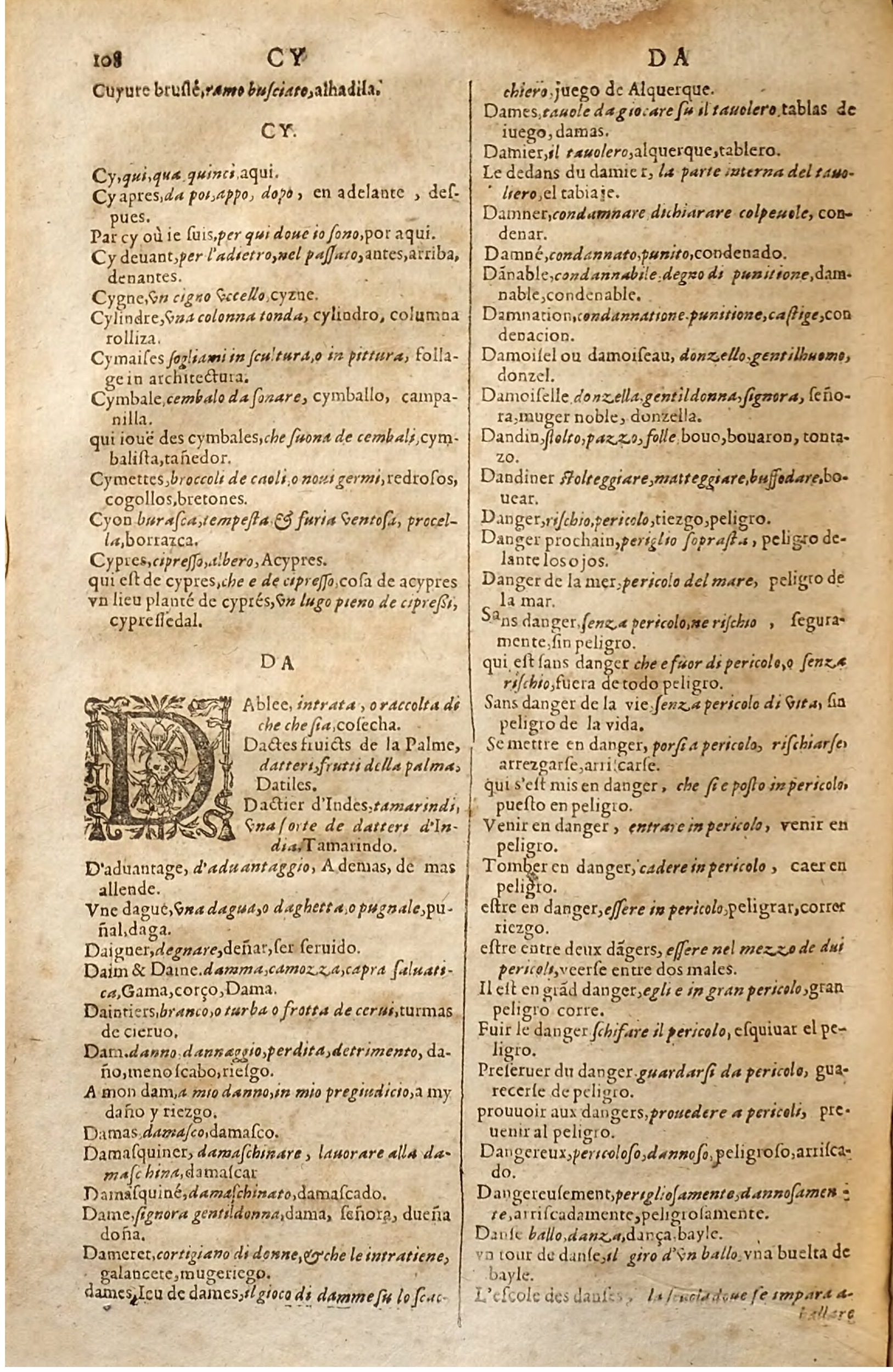 1627 - Jacques Crespin - Trésor des trois langues (Seconde partie) - Regensburg