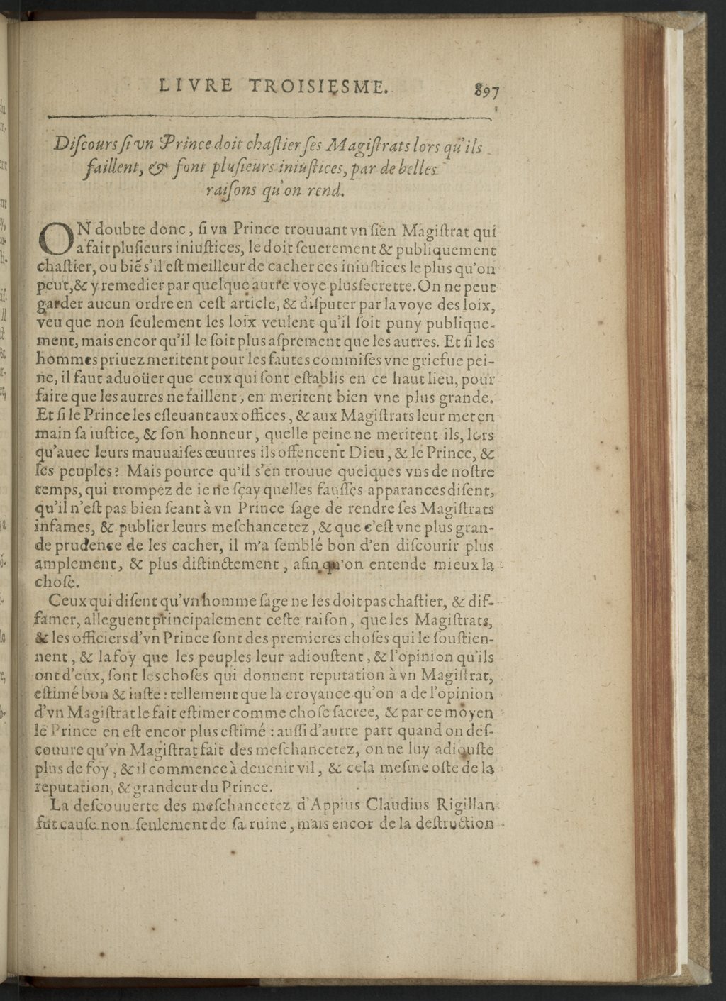 1608 - Nicolas Du Fossé - Trésor politique - BnF Tolbiac