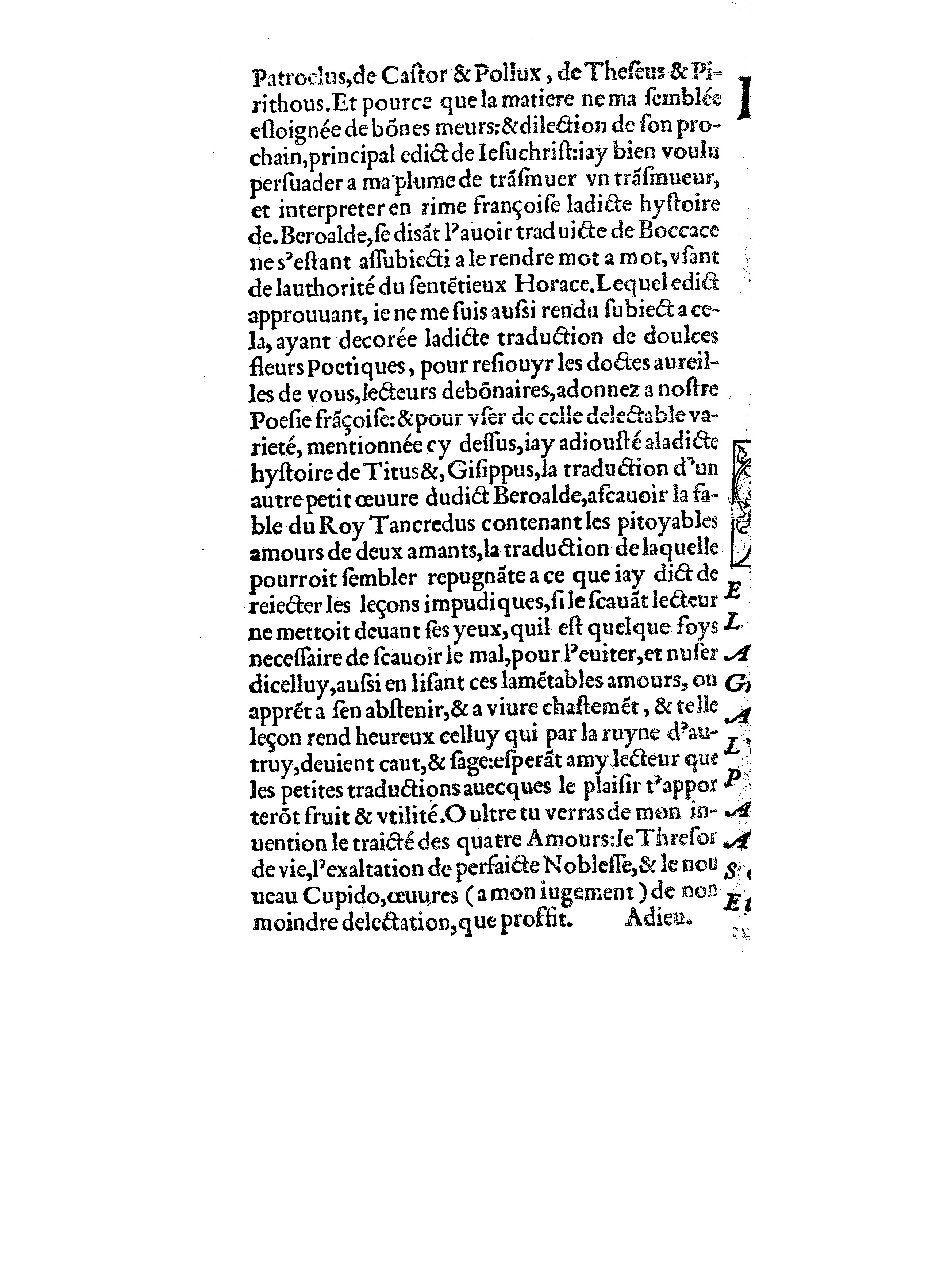 1551 - Michel Fezandat et Robert Granjon - Trésor de vie - BnF