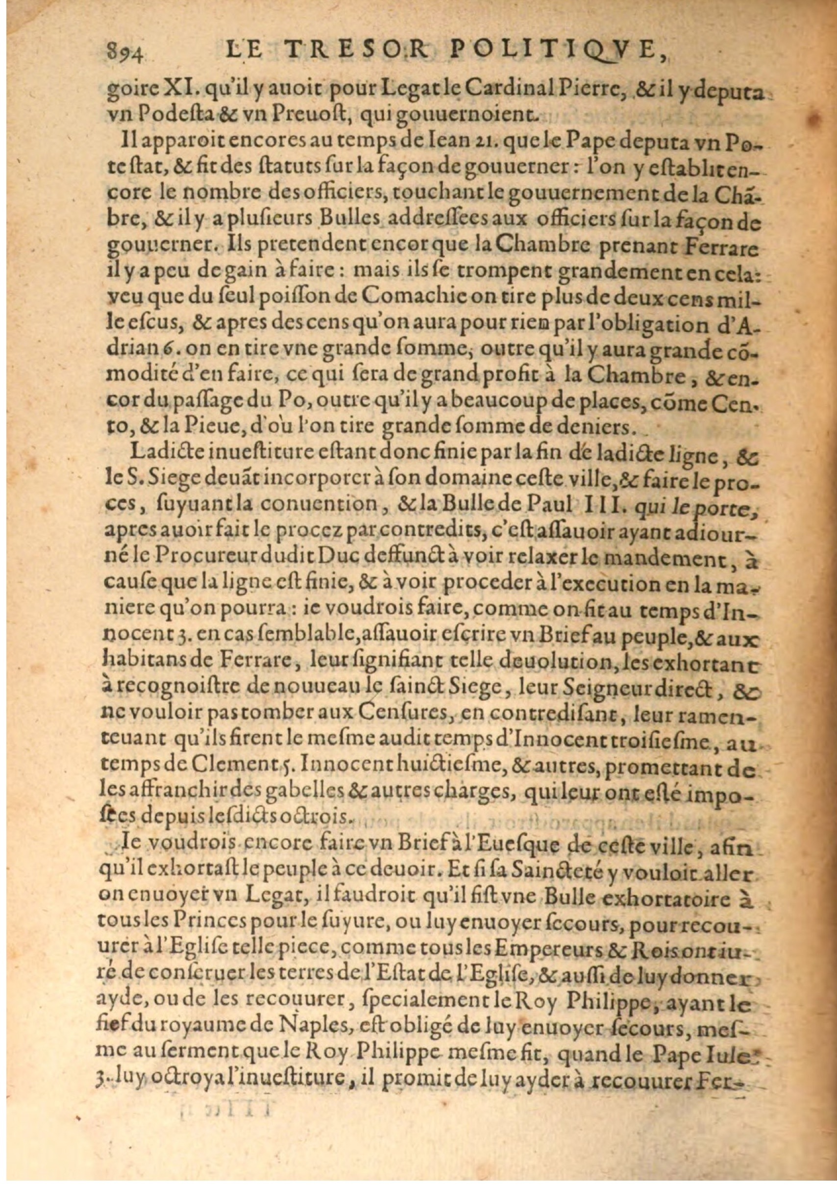 1608 - Pierre Chevalier - Trésor politique - BSB Munich