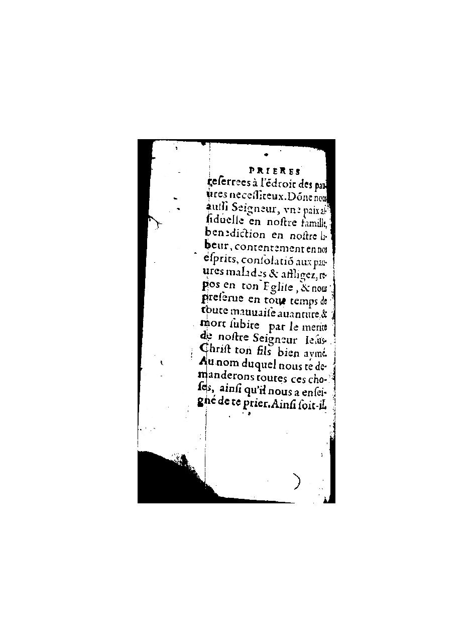 1596 - Guillaume Auvray - Trésor des prières, oraisons et instructions chrétiennes - BnF