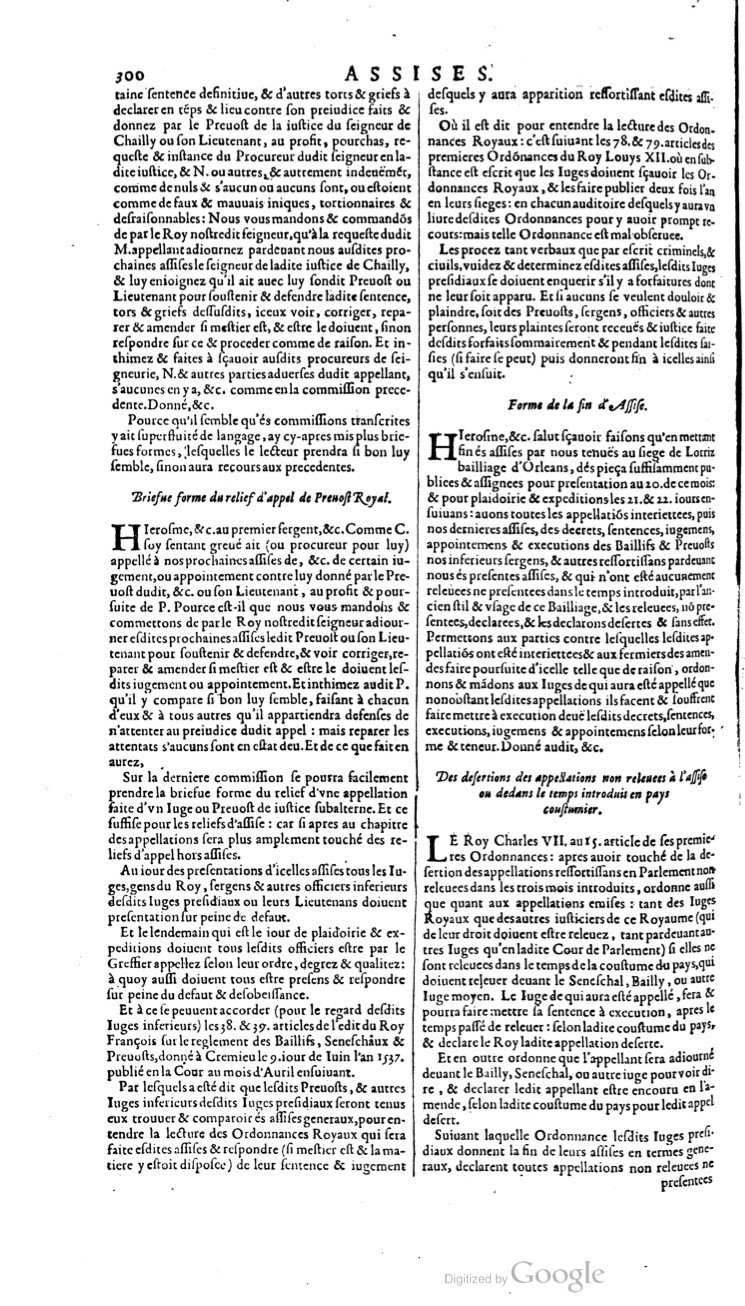 1629 - Veuve Nicolas Buon - Trésor du droit français (21754 T. 1) - BM Lyon
