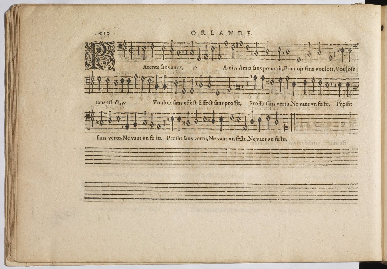 1594 - Paul Marceau - Trésor de musique d&#039;Orlande de Lassus, Superius, Bassus, Tenor, Quinta pars - BnF