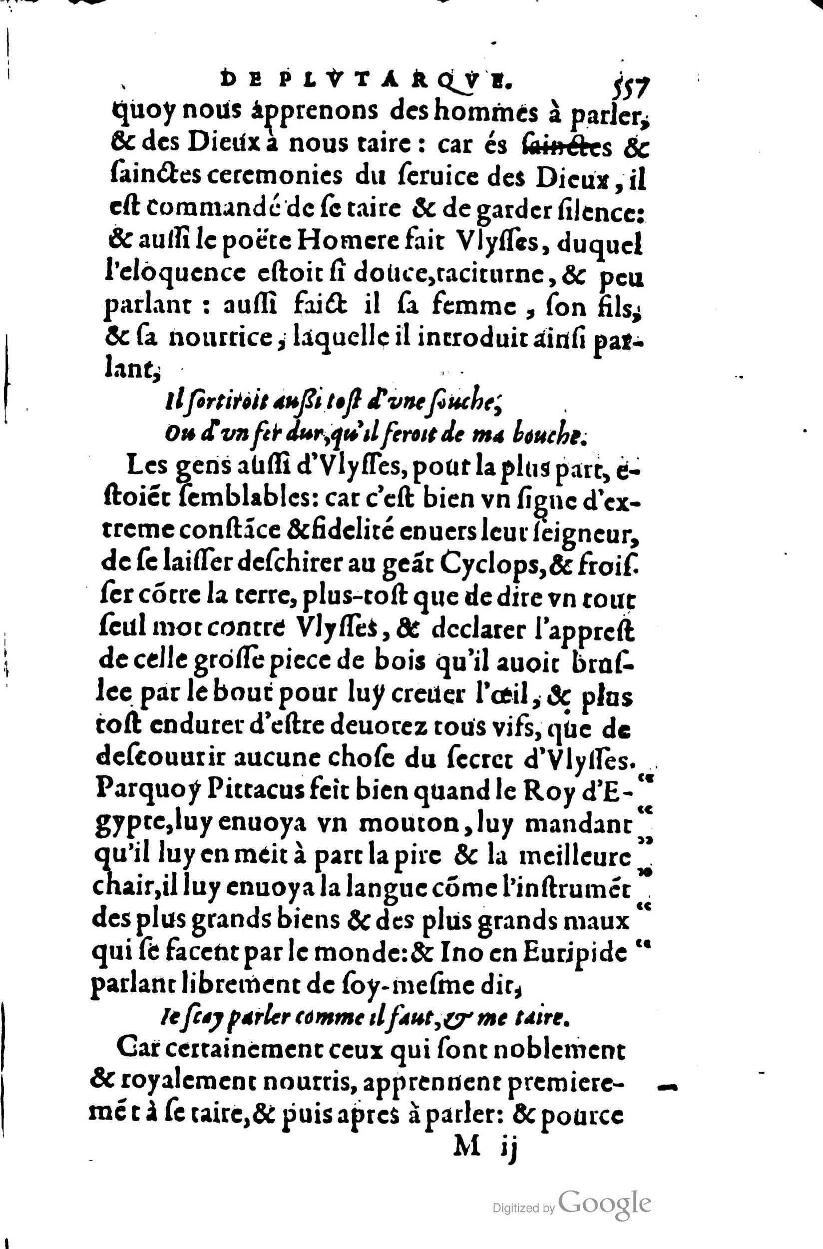1578 - Jean Poupy - Trésor des morales de Plutarque - BSB Munich